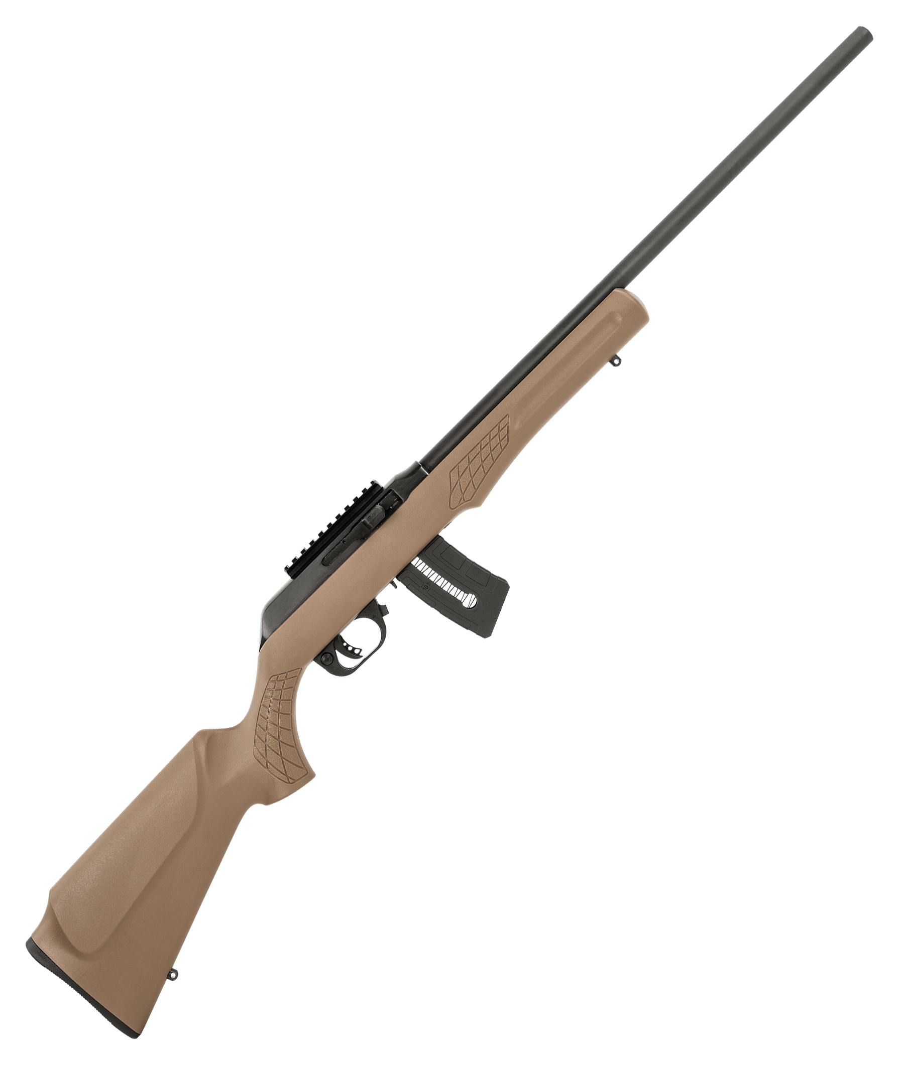 Rossi RS22 Magnum SemiAuto Rimfire Rifle  22 Mag  Coyote Brown Synthetic
