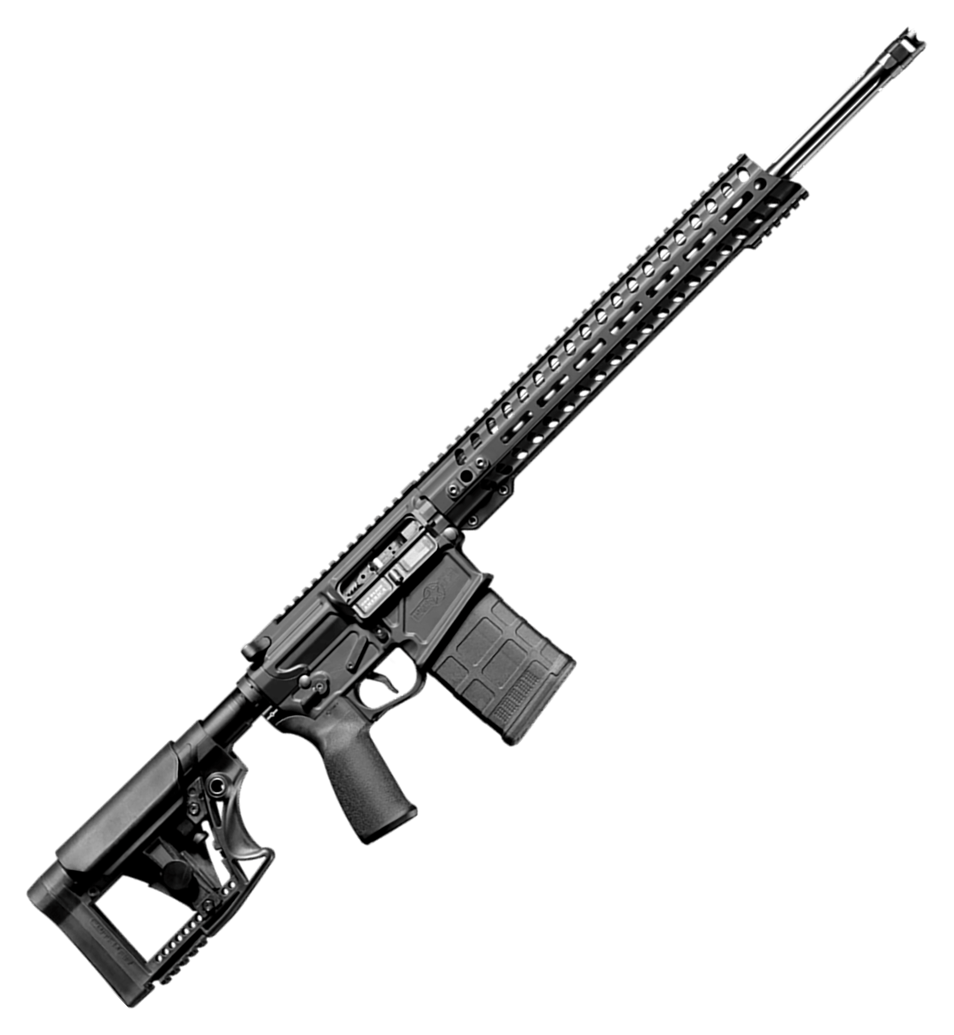 Image of POF USA Rogue Prescott DI Semi-Auto Rifle - 6mm Creedmoor - Black Anodized - 20 + 1