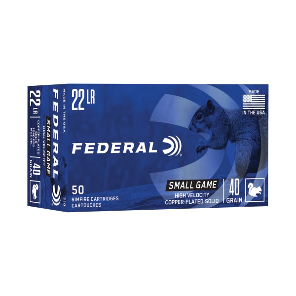 Federal Game-Shok Rimfire Ammo - .22 Long Rifle - 40 Gr. - 50 Rounds
