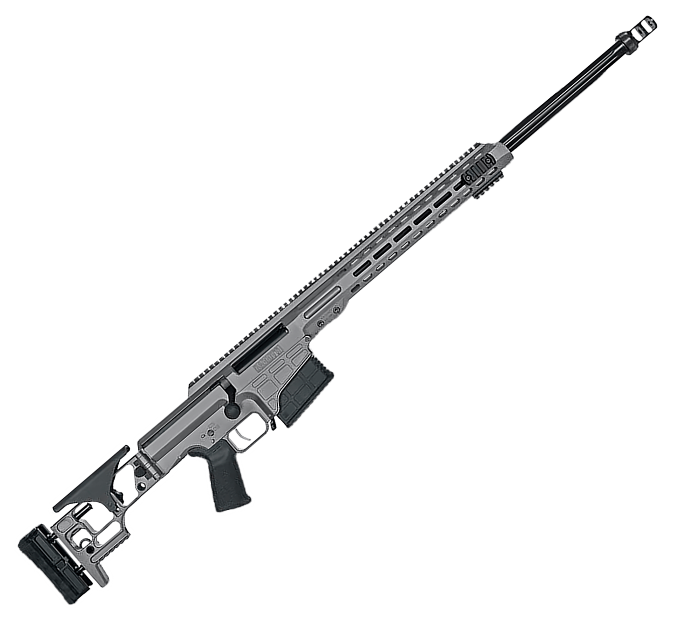 Image of "Barrett MRAD Bolt-Action Rifle - .300 Norma Mag - 26"" - Right - Tungsten Grey Cerakote - Tungsten Grey"