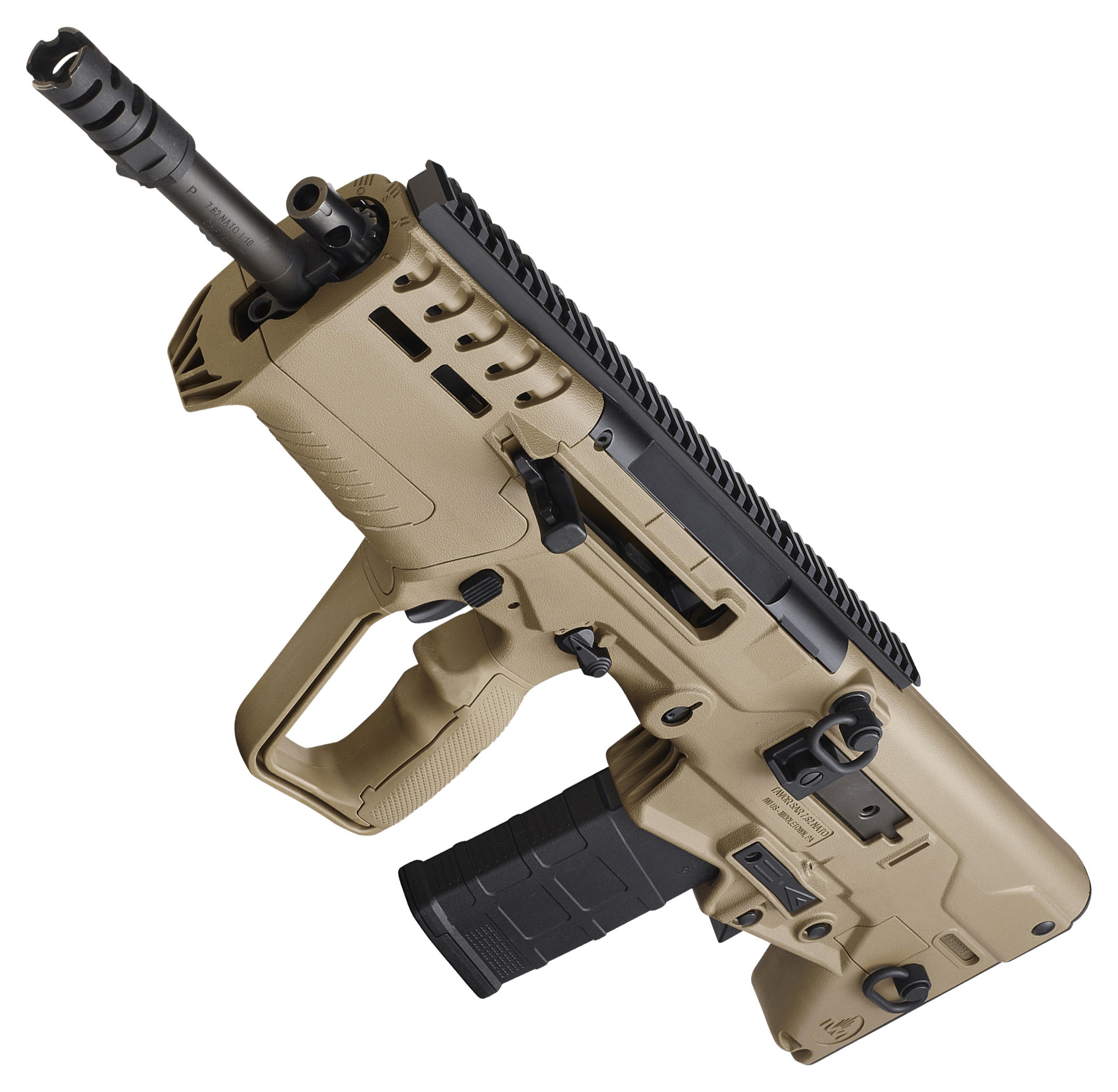 Image of "IWI Tavor 7 Bullpup Semi-Auto Rifle - 7.62 x 51mm/.308 Win - 20"" - Flat Dark Earth - 20 + 1"