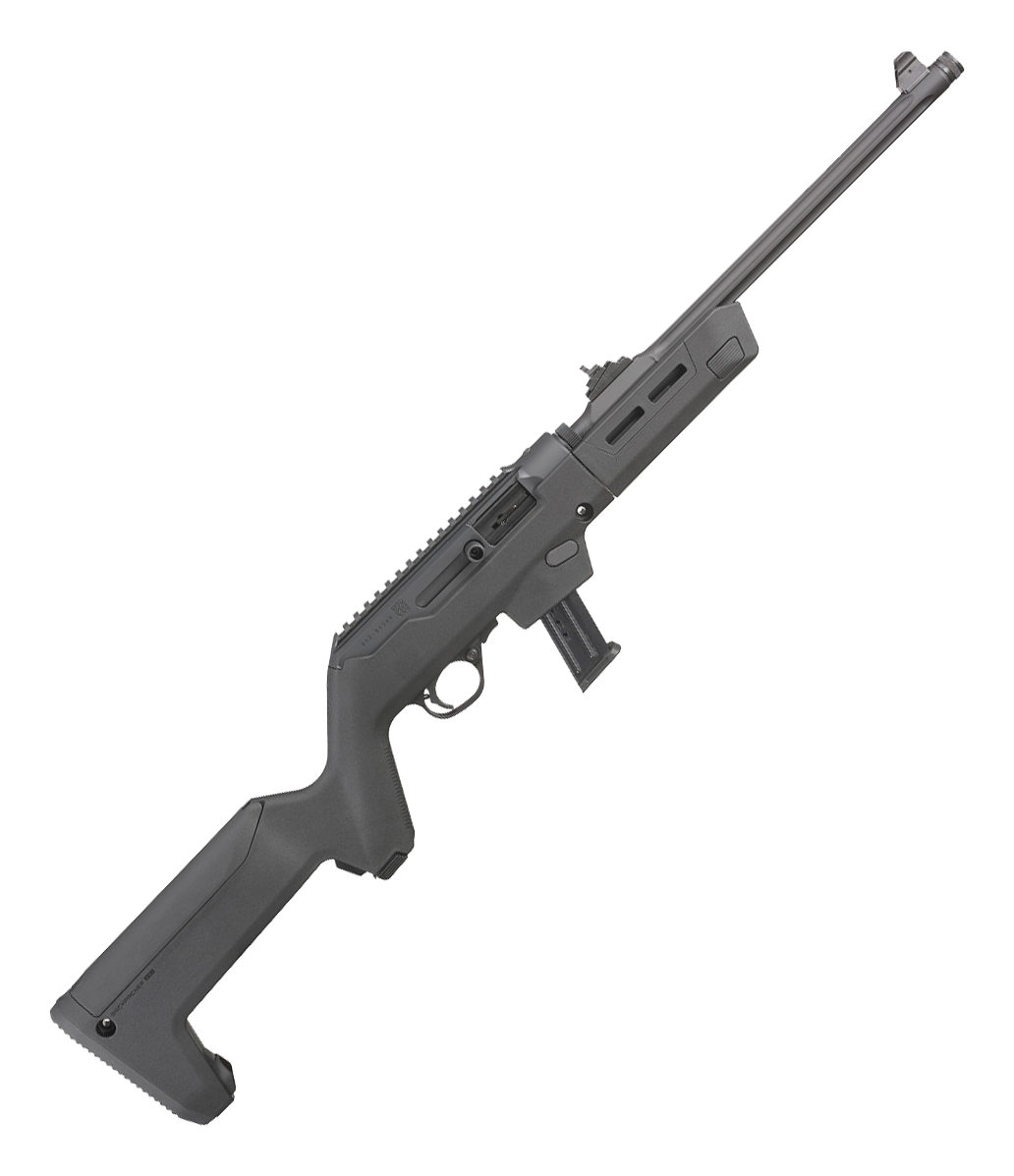 Image of Ruger PC Carbine Semi-Auto Rifle with Magpul Backpacker Stock and Tritium Sight