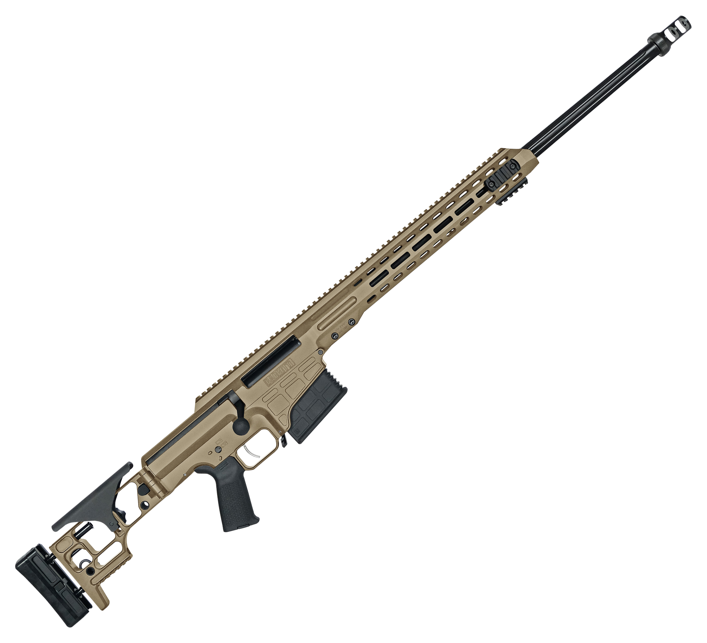 Image of "Barrett MRAD Bolt-Action Rifle - .308 Win - 24"" - Right - Flat Dark Earth Cerakote - Flat Dark Earth"