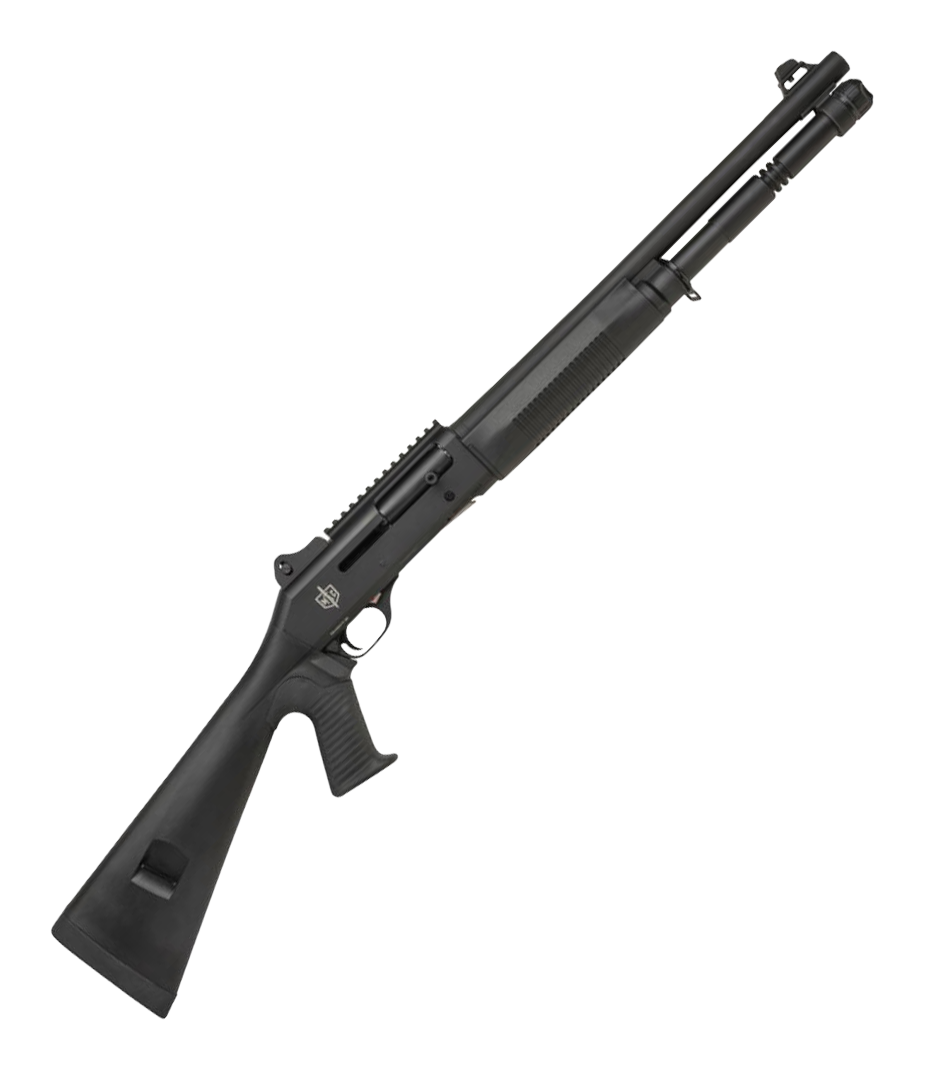 Military Armament Corporation Model 1014 SemiAuto Shotgun with Fixed Polymer Stock  Black Anodize