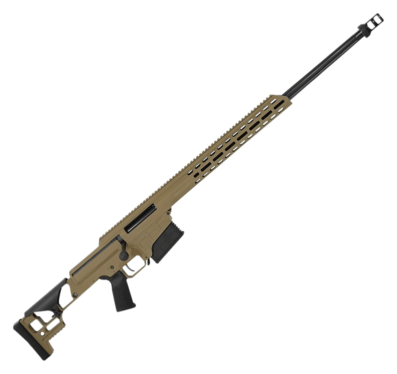 Image of "Barrett MRAD Bolt-Action Rifle - .338 Lapua Mag - 26"" - Right - Flat Dark Earth Cerakote - Flat Dark Earth"