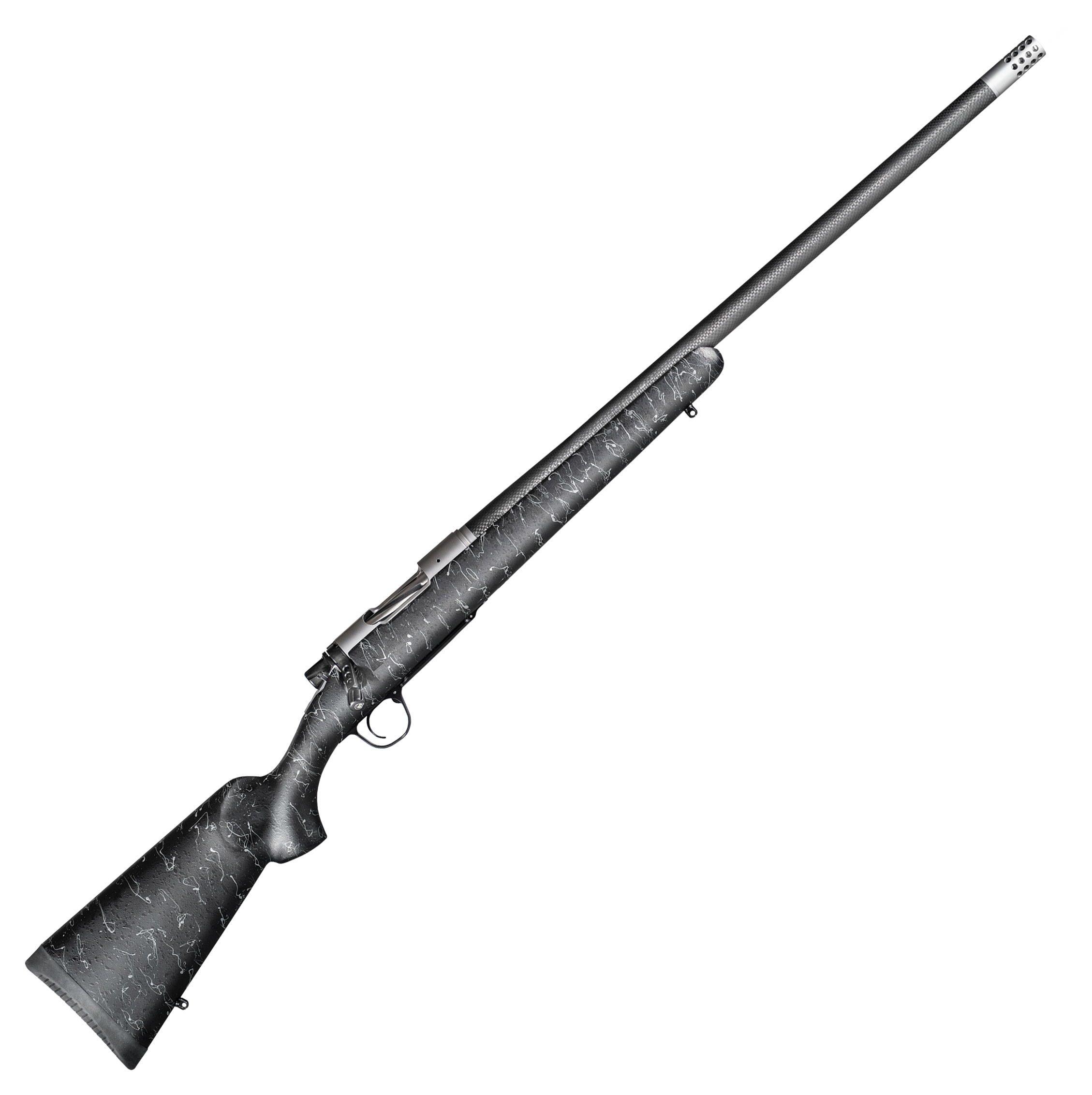 Christensen Arms Ridgeline FFT BoltAction Rifle  68 Western  Stainless Steel  Carbon wGray Accents  31