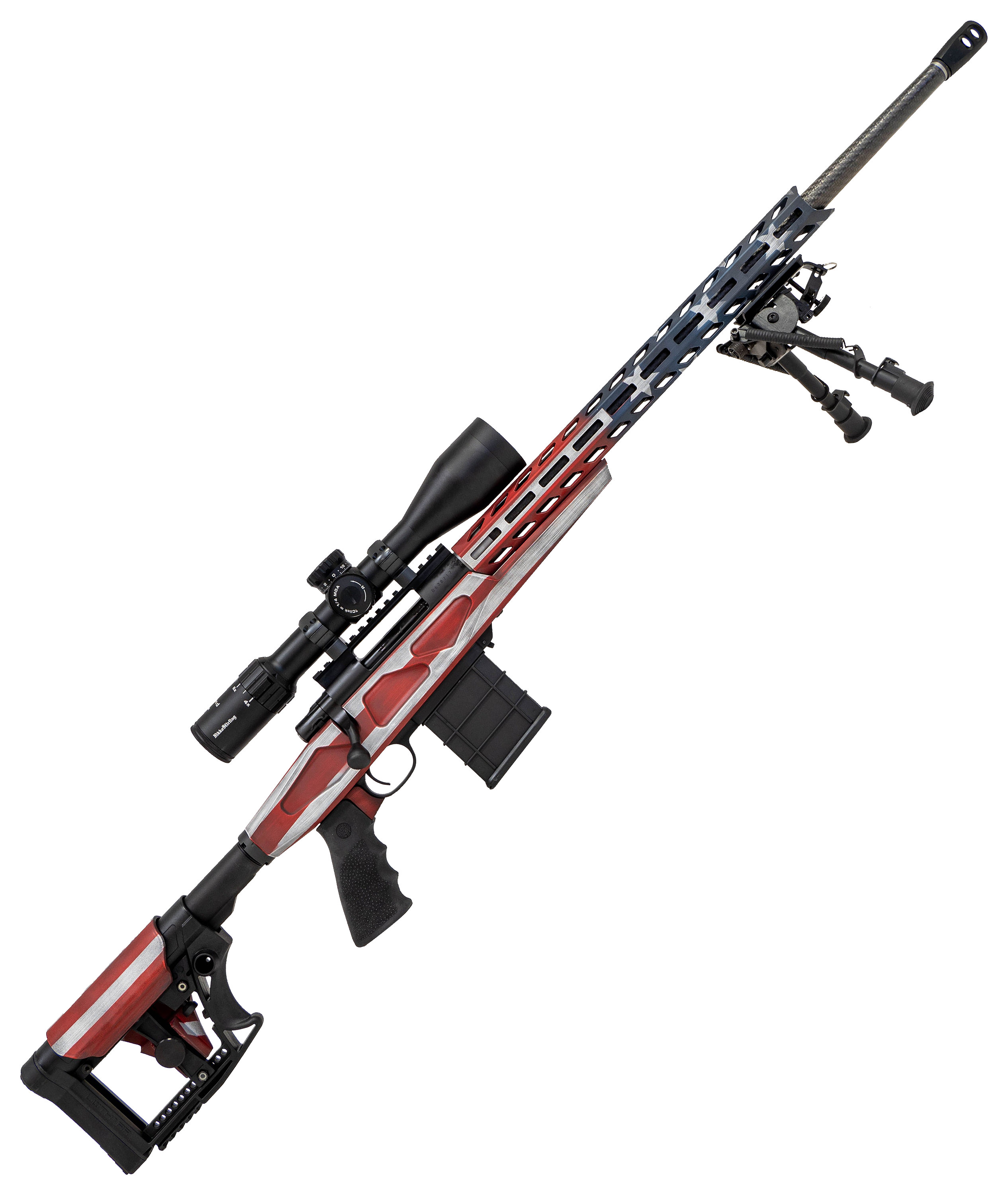 Howa M1500 APC Chassis Carbon Fiber BoltAction Rifle with Scope and Bipod