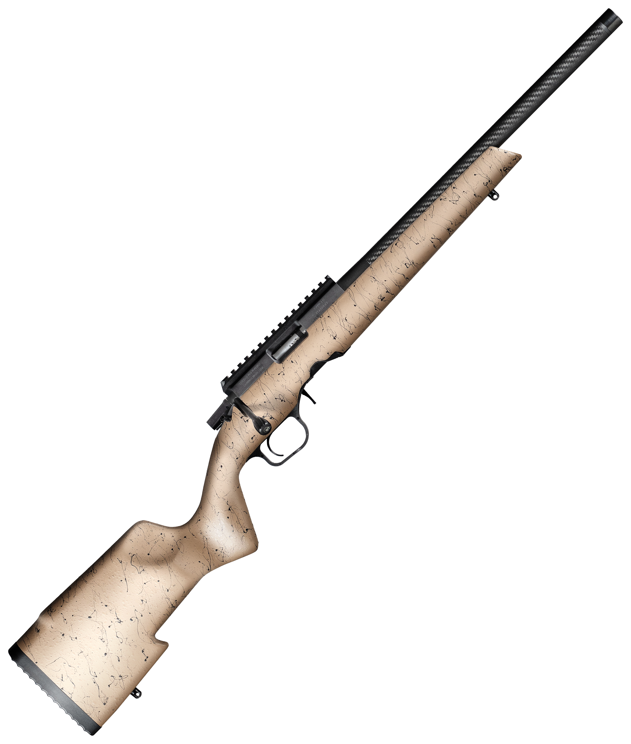 Image of Christensen Arms Ranger Bolt-Action Rimfire Rifle - .22 Mag - Tan w/Black Webbing - 9 + 1