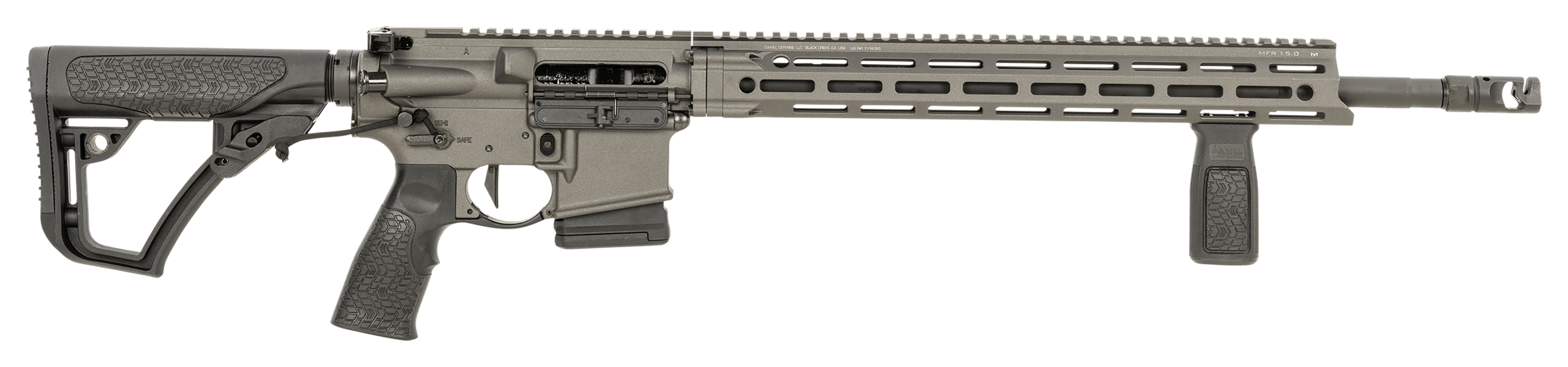 Image of Daniel Defense DDM4 V7 Pro Semi-Auto Rifle - Cobalt Cerakote - Synthetic Stock OVIX Camo - 10 + 1