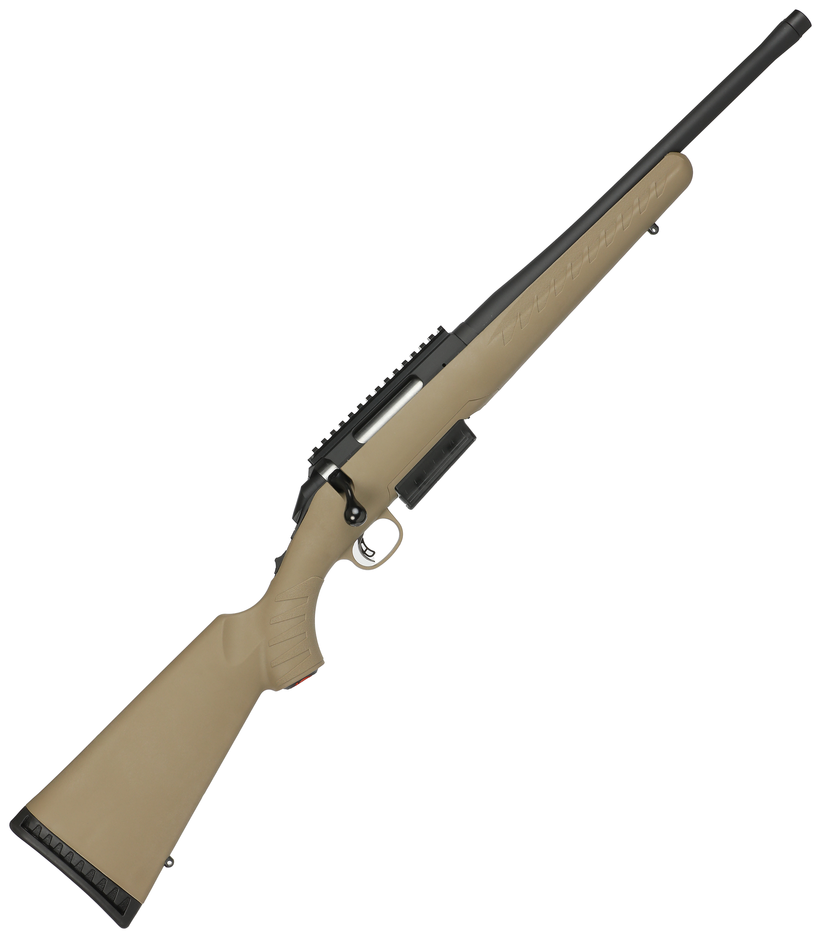 Ruger American Rifle Ranch Bolt-Action Rifle - .450 Bushmaster - 16.13" - Matte Black - FDE-Flat Dark Earth Composite - Ruger