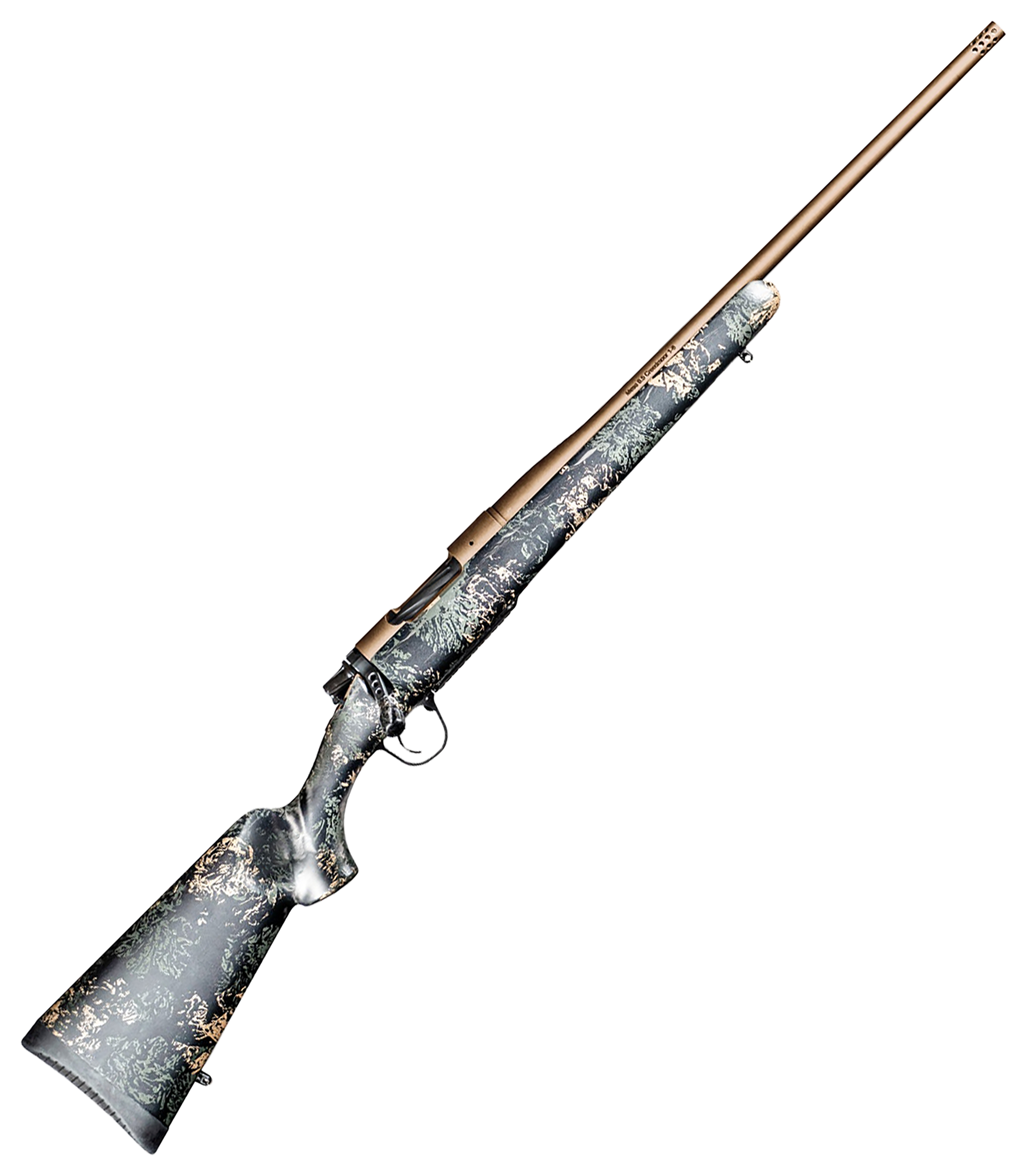 Christensen Arms Mesa FFT BoltAction Rifle  7mm Rem Mag  22  Right  Burnt Bronze Cerakote