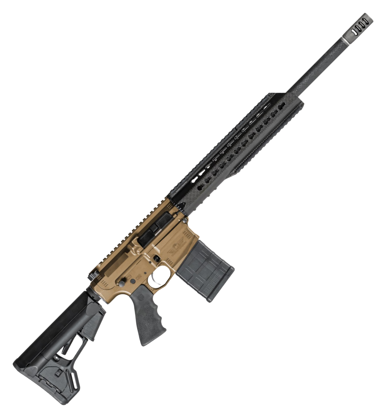 Christensen Arms CA10 DMR SemiAuto Rifle  Burnt Bronze Cerakote  22