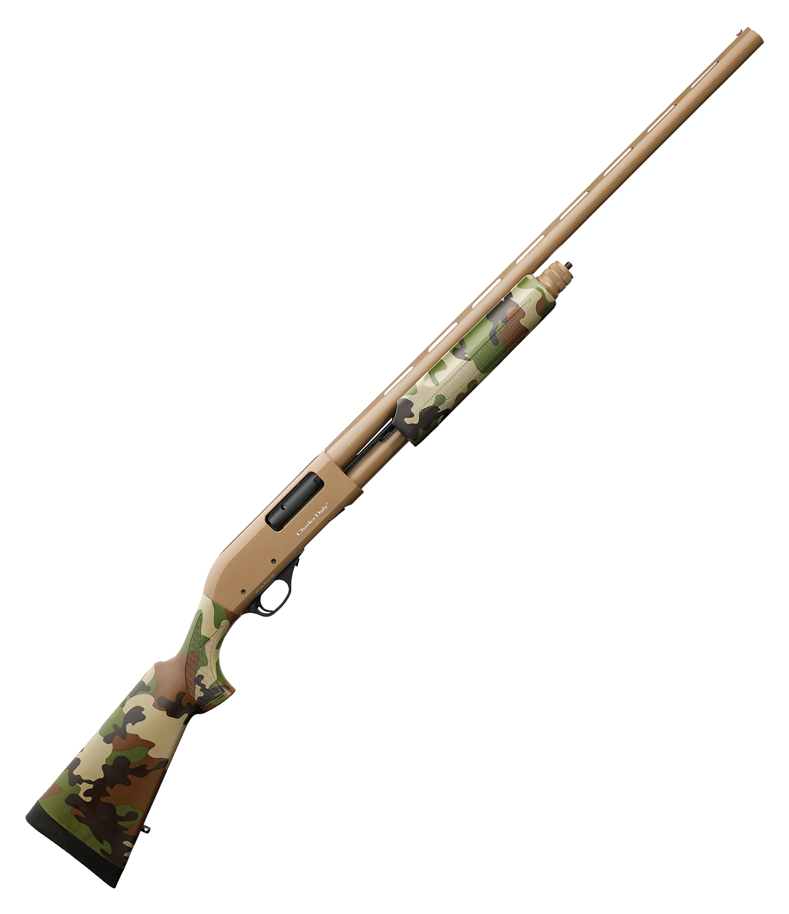 Charles Daly 301 Field PumpAction Shotgun  12 Gauge  28  Flat Dark Earth Cerakote