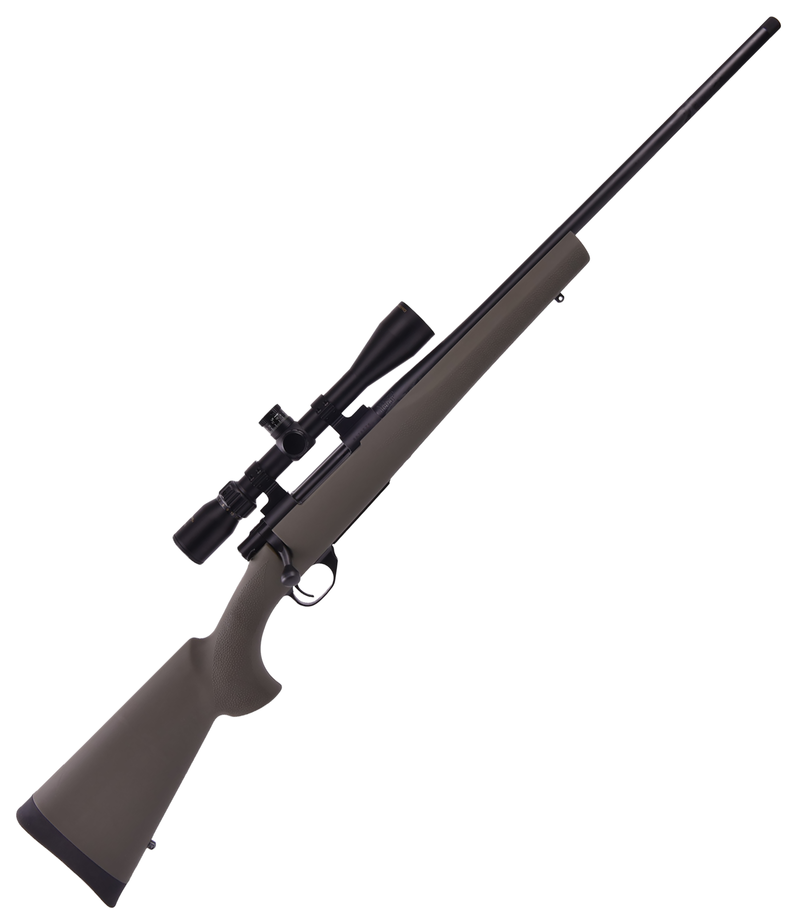 Howa 1500 Gamepro 2 BoltAction Rifle with Scope  308 Winchester   22  Green Hogue Overmold Stock  5  1