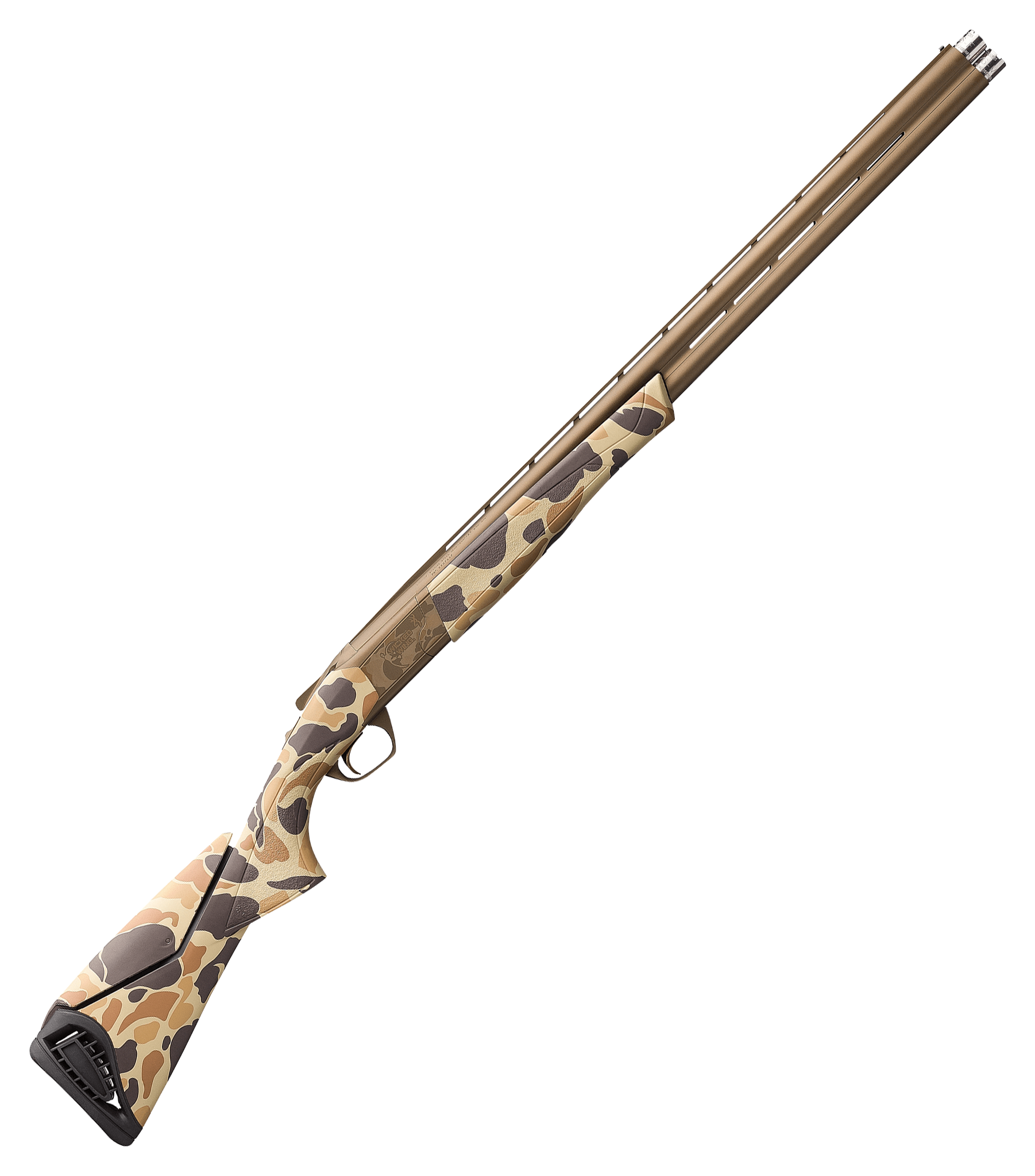 Browning Cynergy Wicked Wing Camo OverUnder Shotgun  26  Vintage Tan Camo