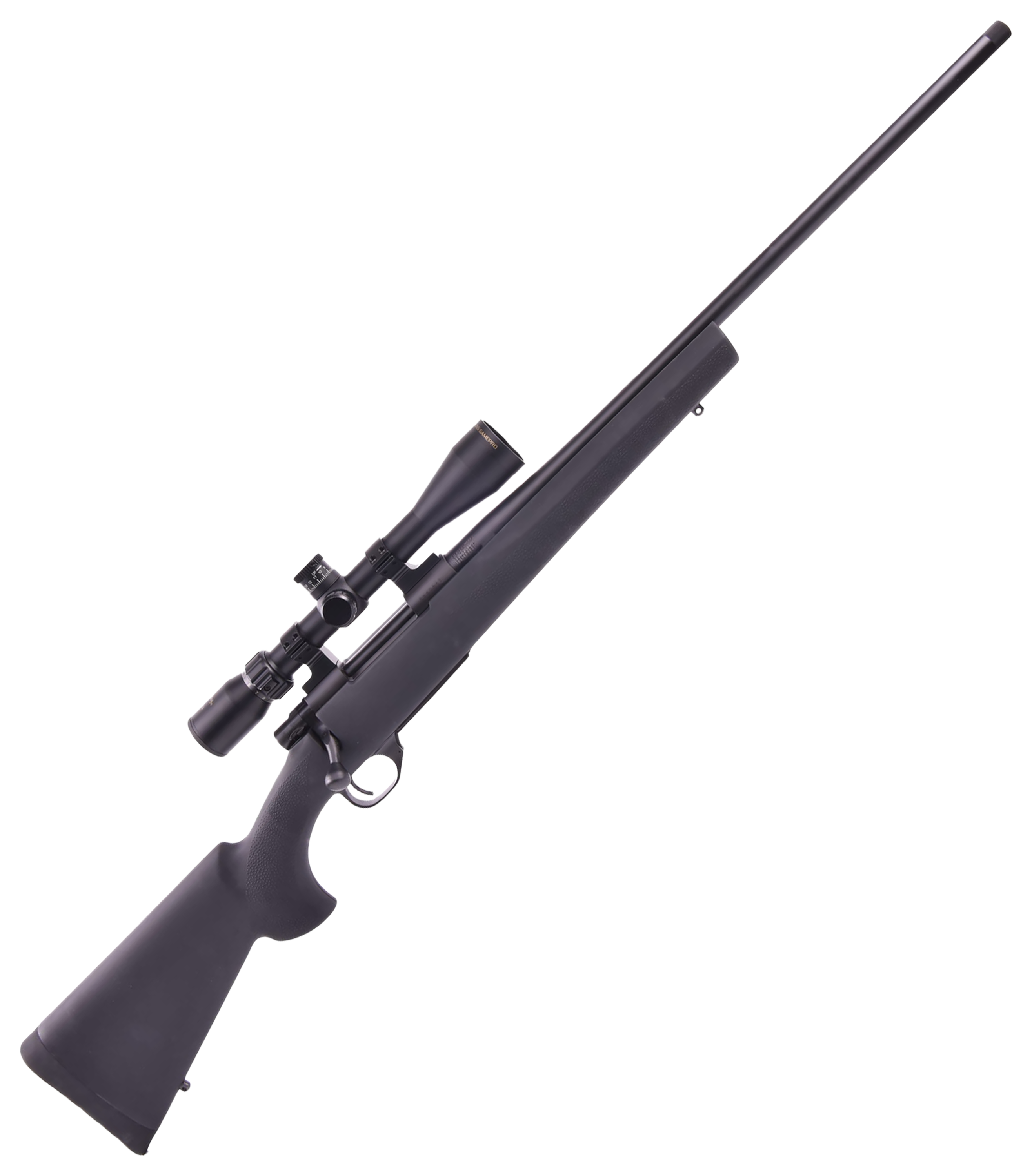Howa 1500 Gamepro 2 BoltAction Rifle with Scope  270 Winchester  22  Hogue Overmold Stock  4  1