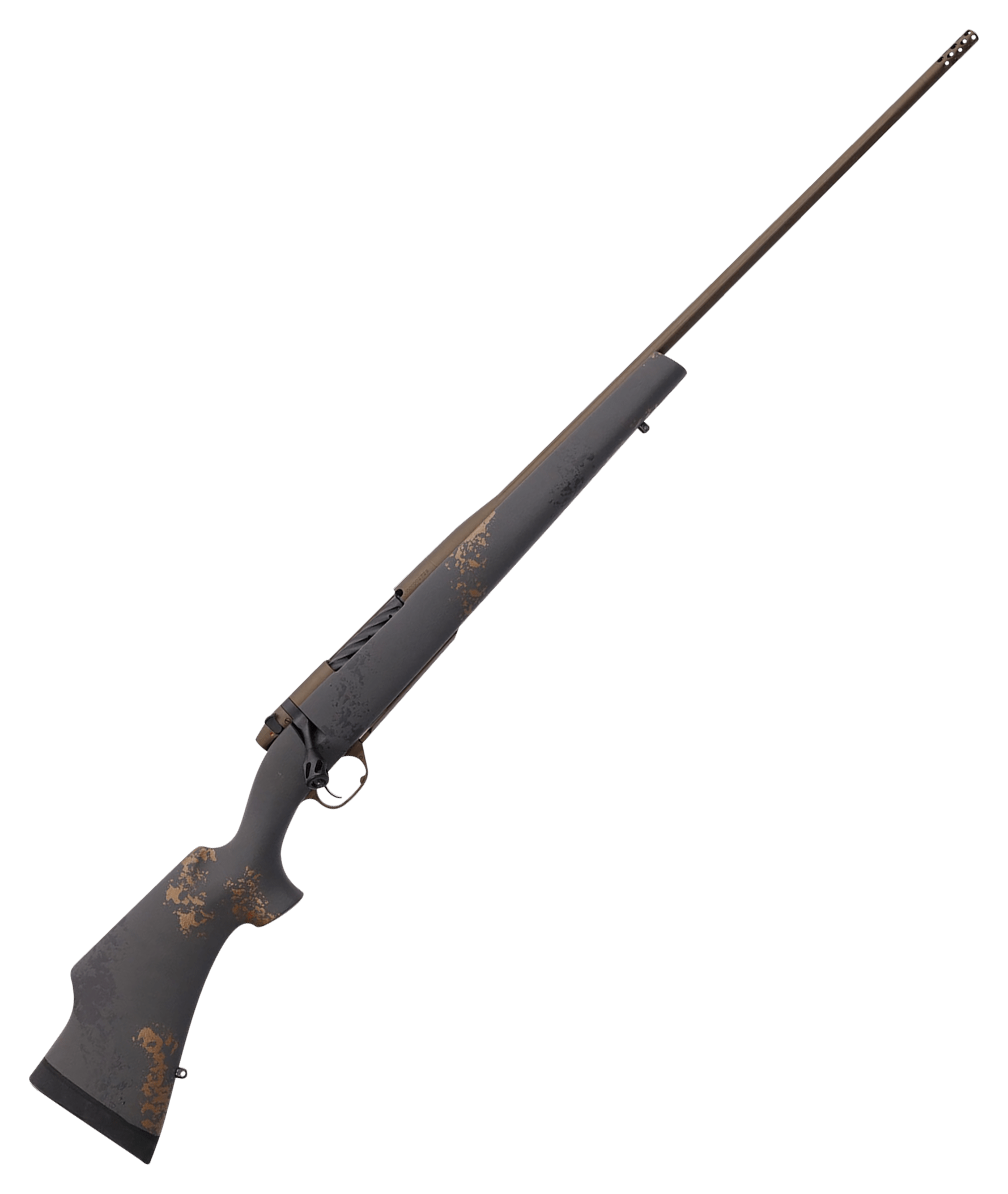 Weatherby Mark V Camilla Ultra Light BoltAction Rifle  280 Ackley Improved  24  Midnight Bronze Cerakote  4  1