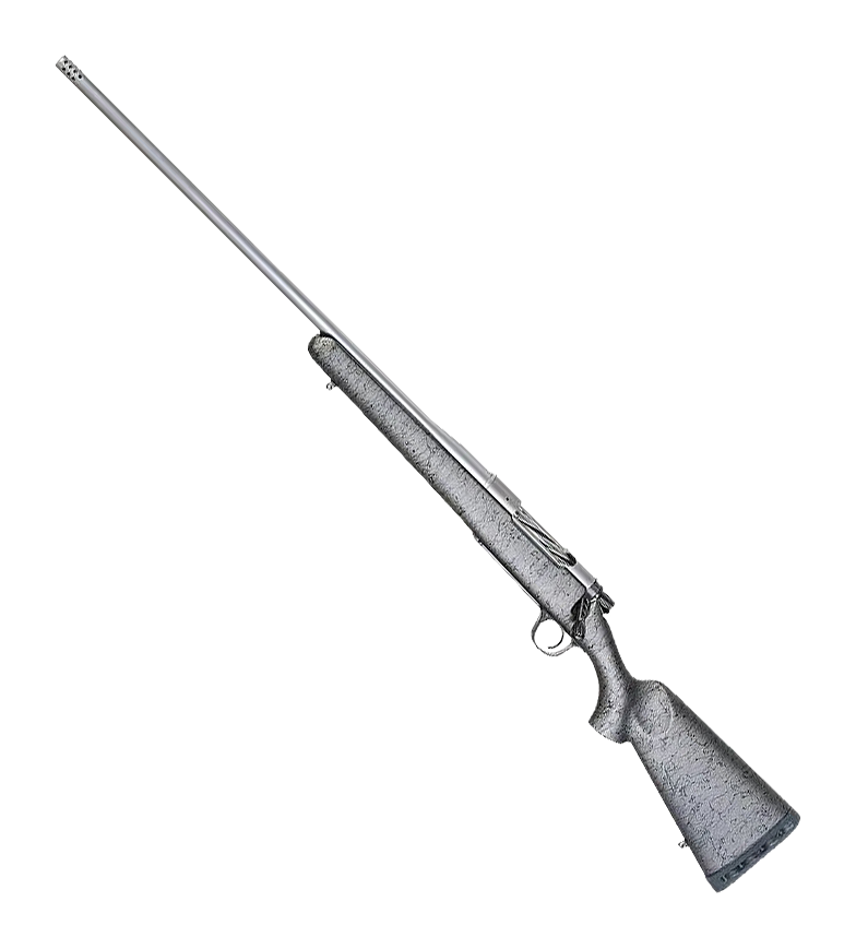 Christensen Arms Mesa Titanium Edition Bolt-Action Rifle - .300 Win Mag - 24" - Beadblast Stainless - Gray w/Black Web - 3 + 1 - Christensen Arms