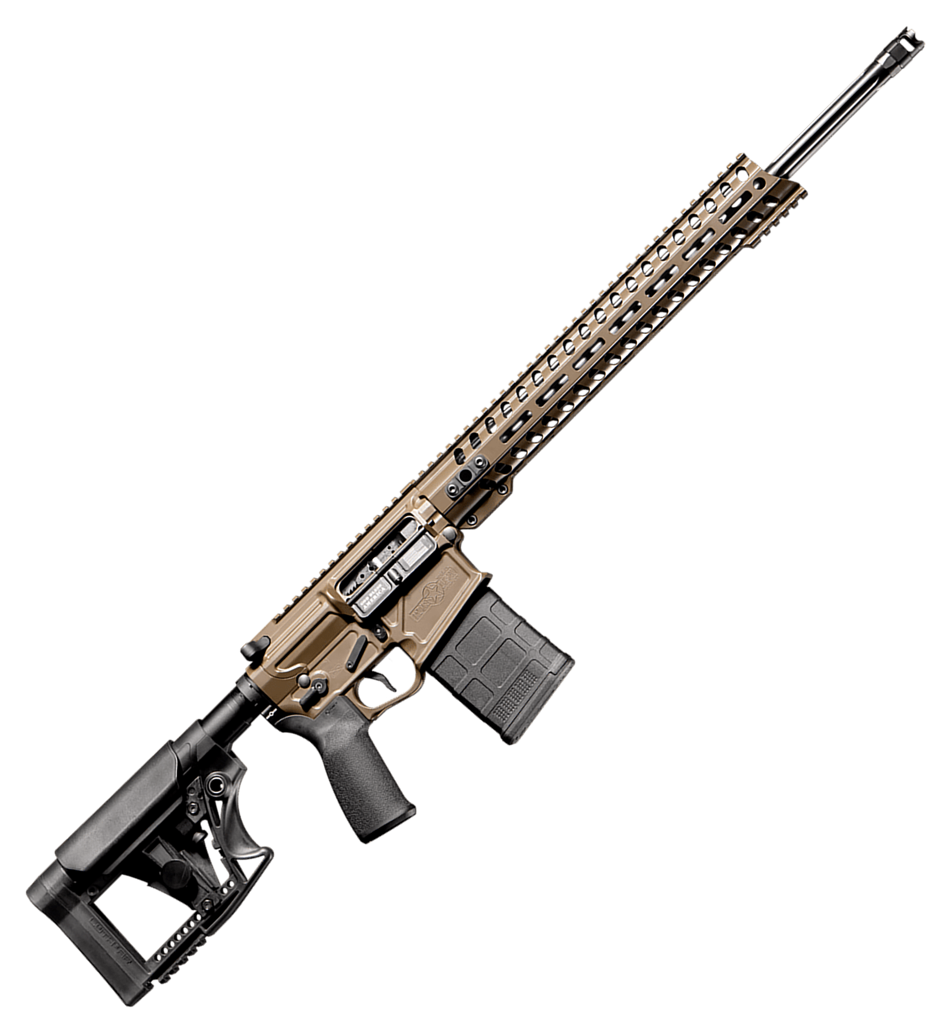 Image of POF USA Rogue Prescott DI Semi-Auto Rifle - 6.5 Creedmoor - Patriot Brown Cerakote - 10 + 1