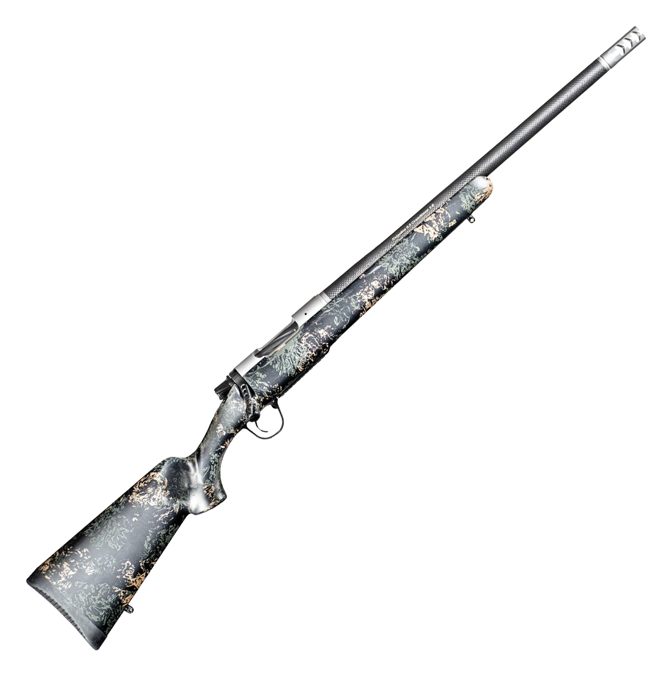 Christensen Arms Ridgeline FFT BoltAction Rifle  68 Western Stainless Steel  Carbon wGreen and Tan Accents  31