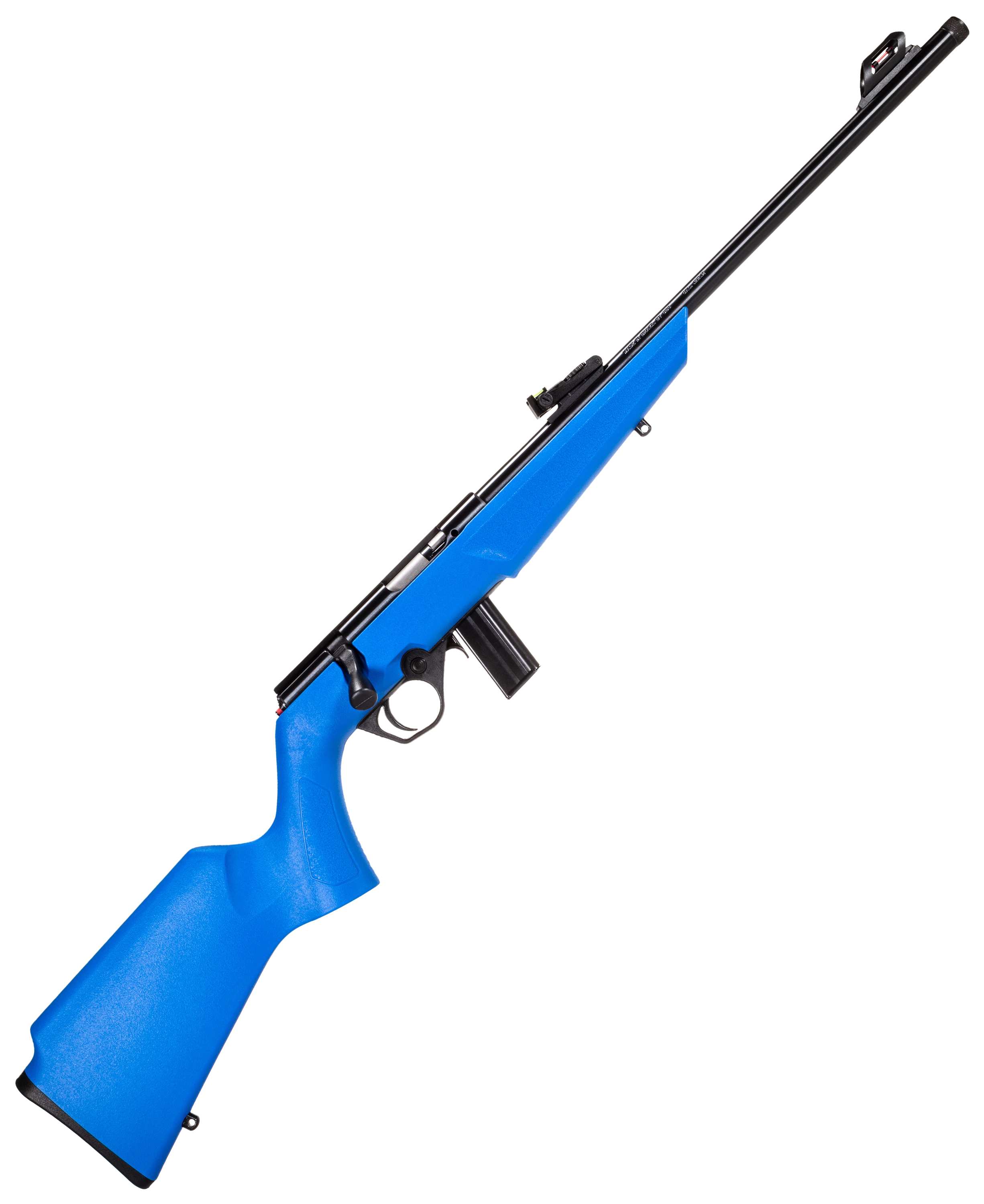 Rossi RB22 Compact BoltAction Rimfire Rifle  Blue Monte Carlo Stock