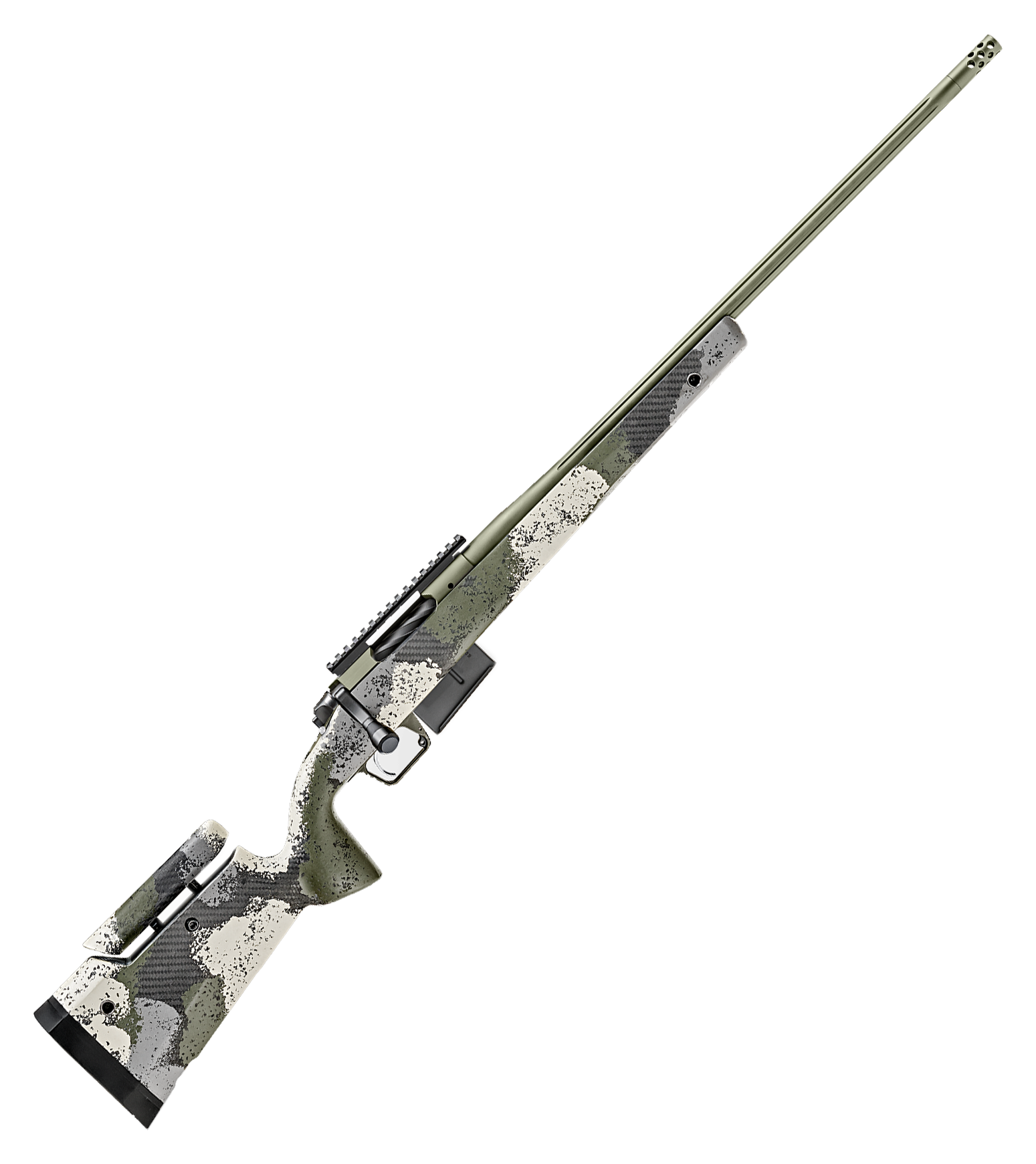 Springfield Armory Model 2020 Waypoint BoltAction Rifle with Adjustable Stock  65 PRC  24  Green Cerakote  Evergreen  3