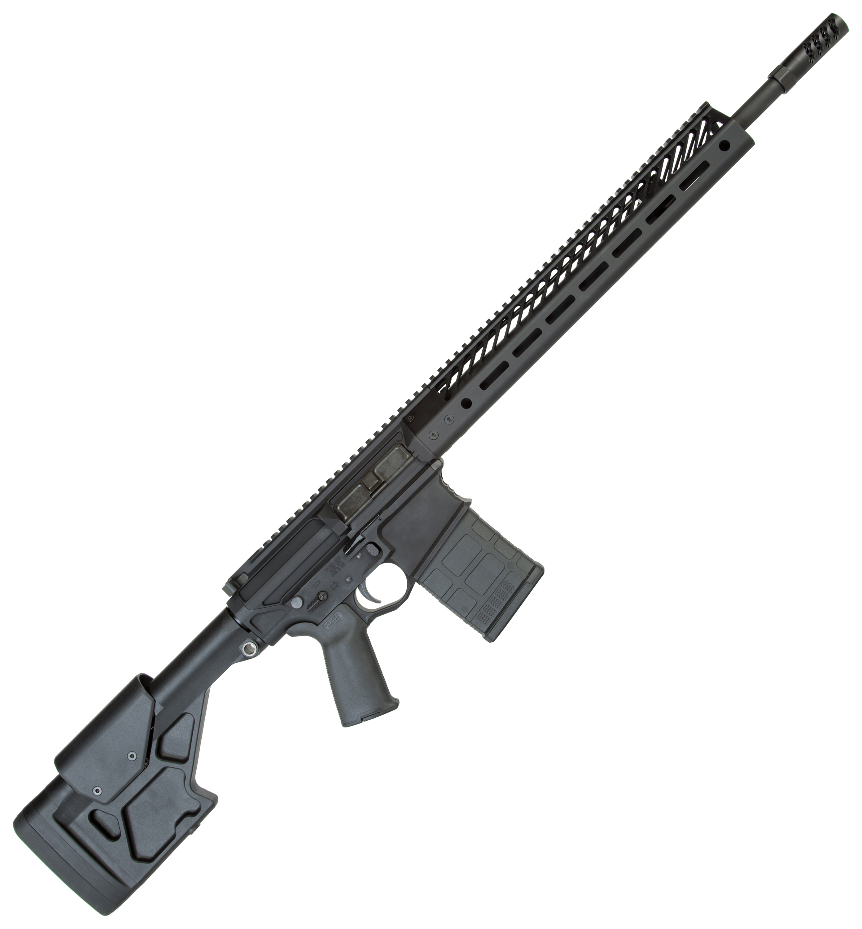 Image of "Seekins Precision SP10 Semiautomatic Tactical Rifle - 6mm Creedmoor - 22"" - Right - Armorer Black - Black"