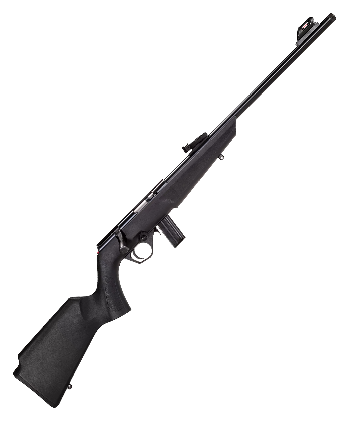 Rossi RB22 Compact BoltAction Rimfire Rifle  Black Monte Carlo Stock