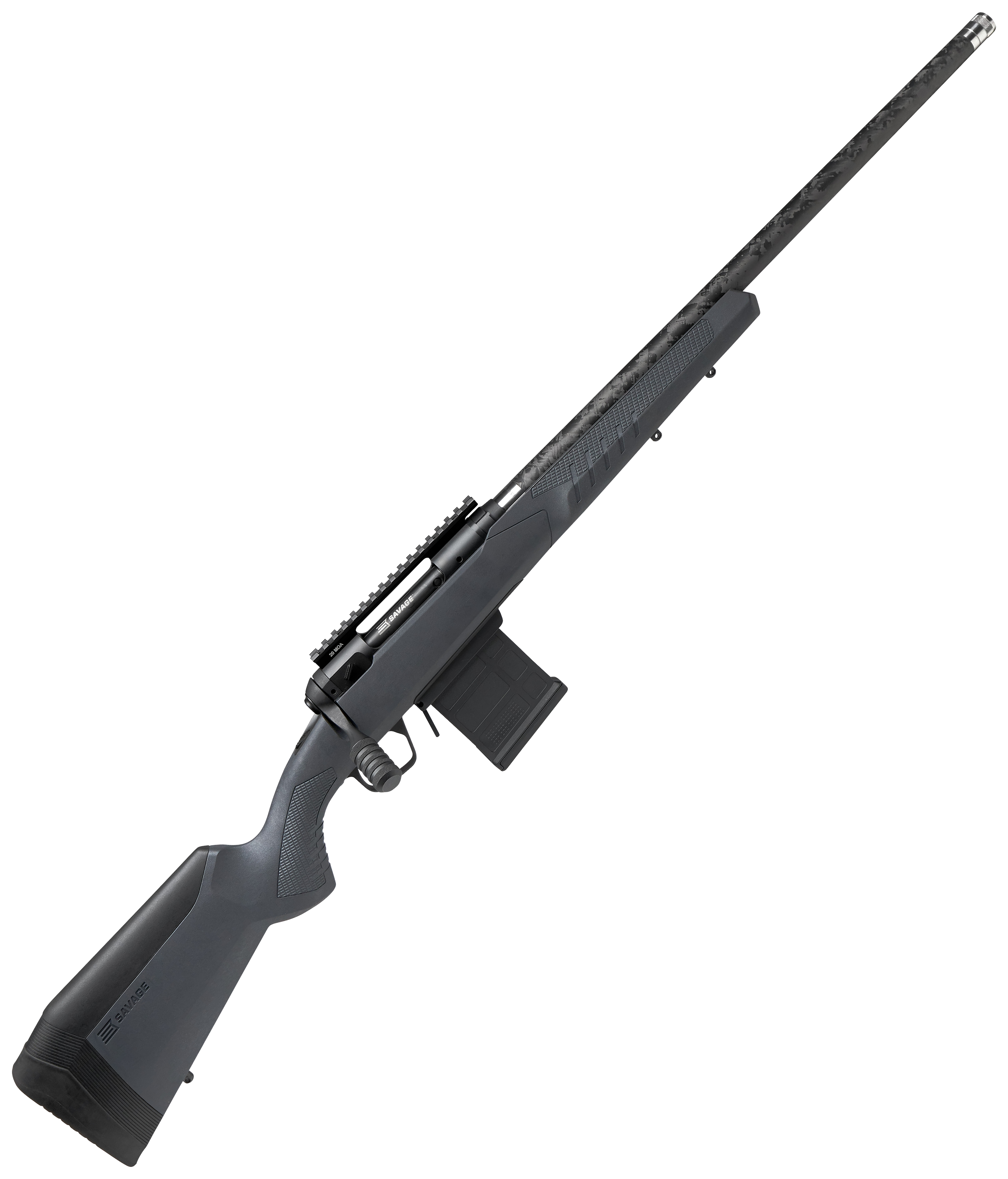 Savage Arms 110 Carbon Tactical BoltAction Rifle  65 PRC  24  Gray  8  1