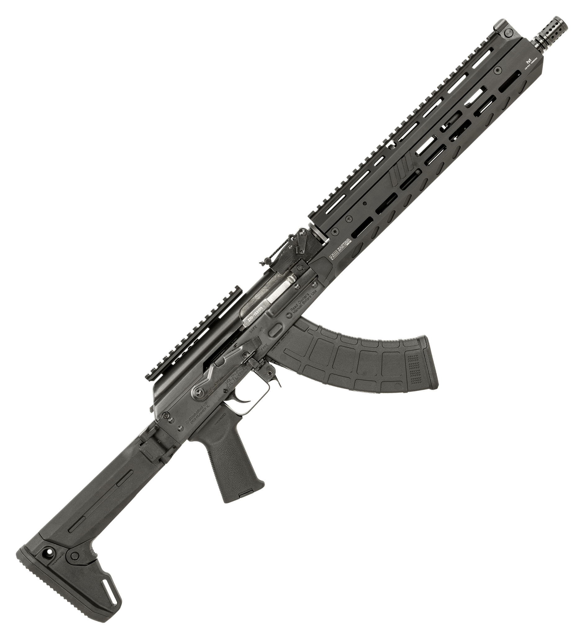Image of Zastava ZPAP M70 AKM Semi-Auto Rifle with Optics Rail