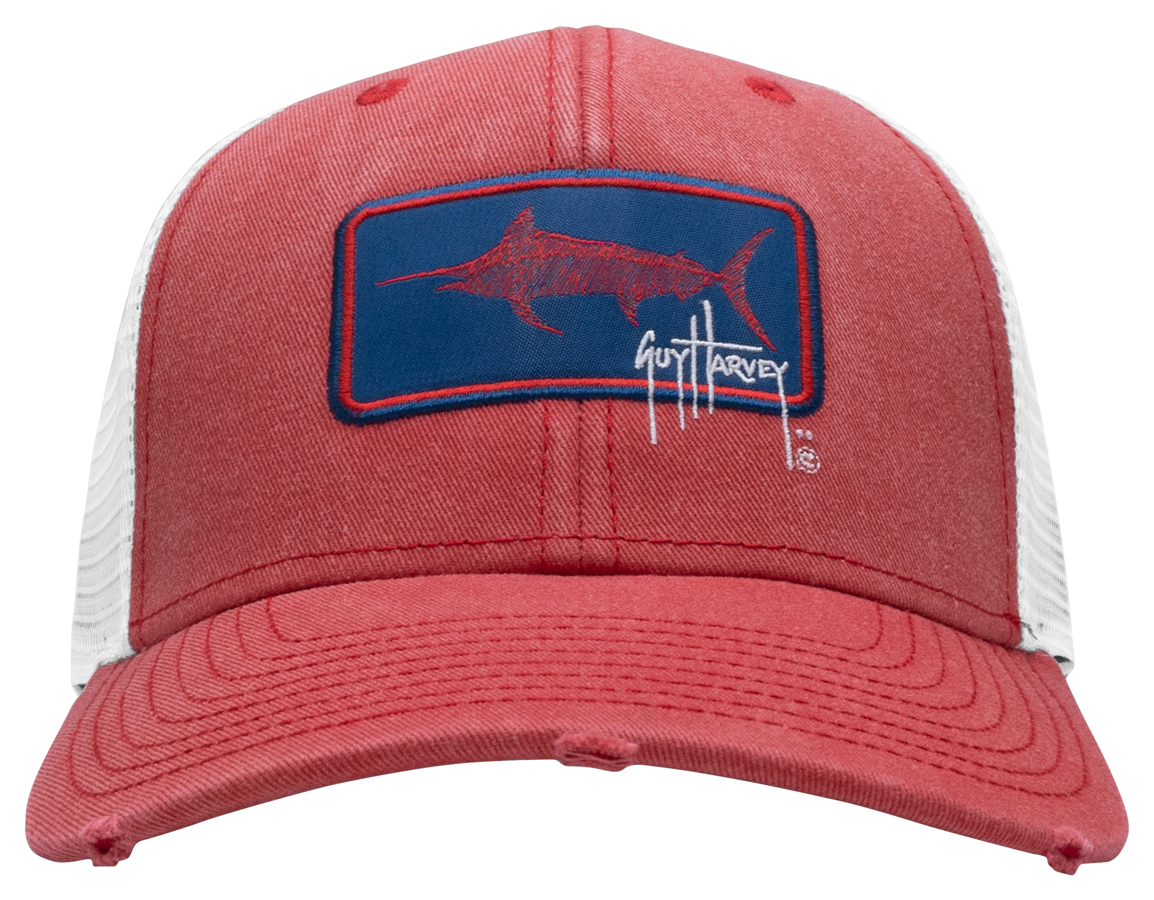 Image of Guy Harvey Billfish Patch Trucker Cap