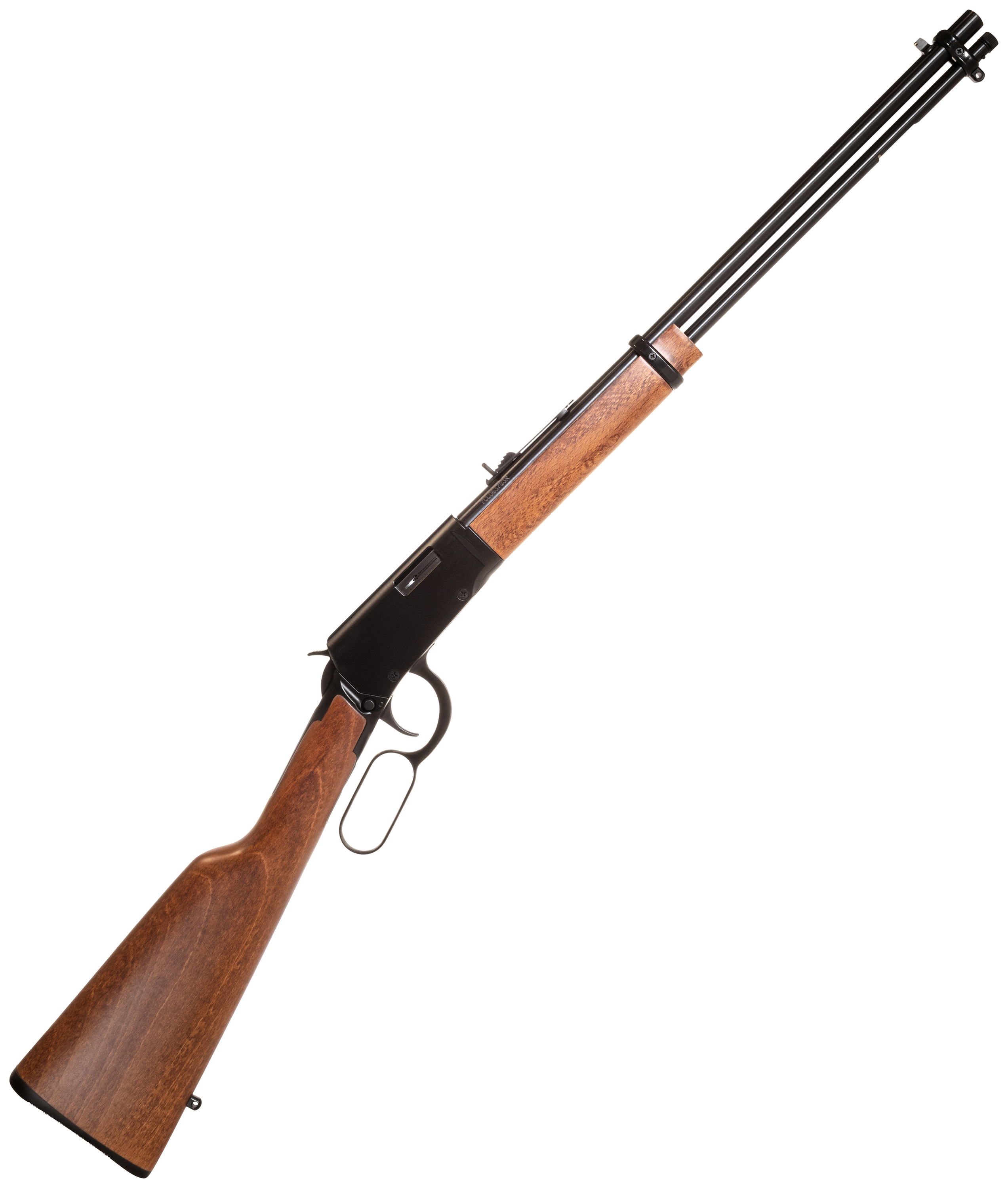 Image of "Rossi Rio Bravo Lever Action-Rifle with Buckhorn Style Sights - .22 Magnum - 20"" - Blued - Hardwood - 12 + 1"