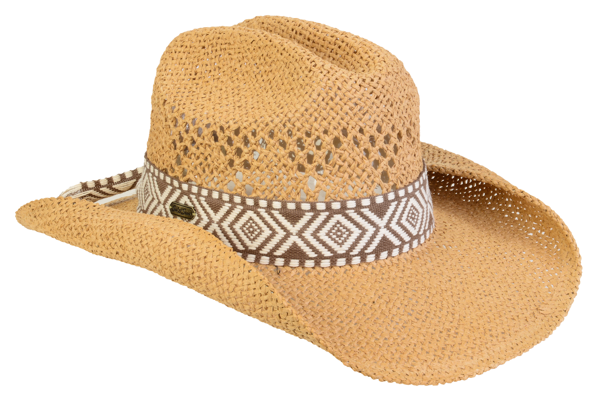 Image of Sun 'N' Sand Paperbraid Western Brim Hat for Ladies