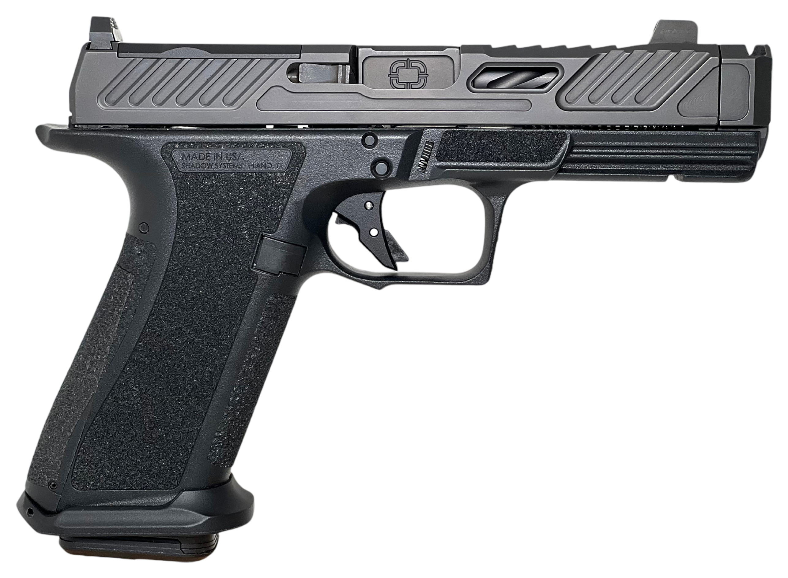 Shadow Systems XR920P Elite FullSize SemiAuto Pistol with Compensator  Black  17 Round Capacity