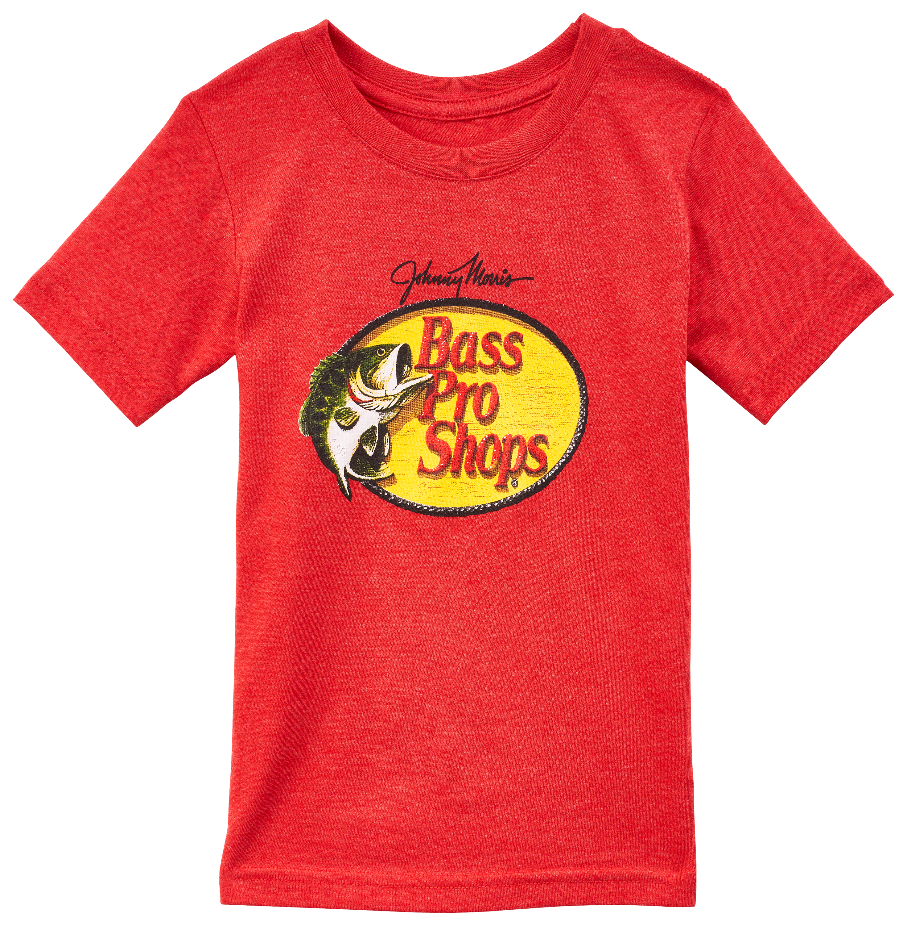 Image of Bass Pro Shops Woodcut Logo Short-Sleeve T-Shirt for Kids - Red