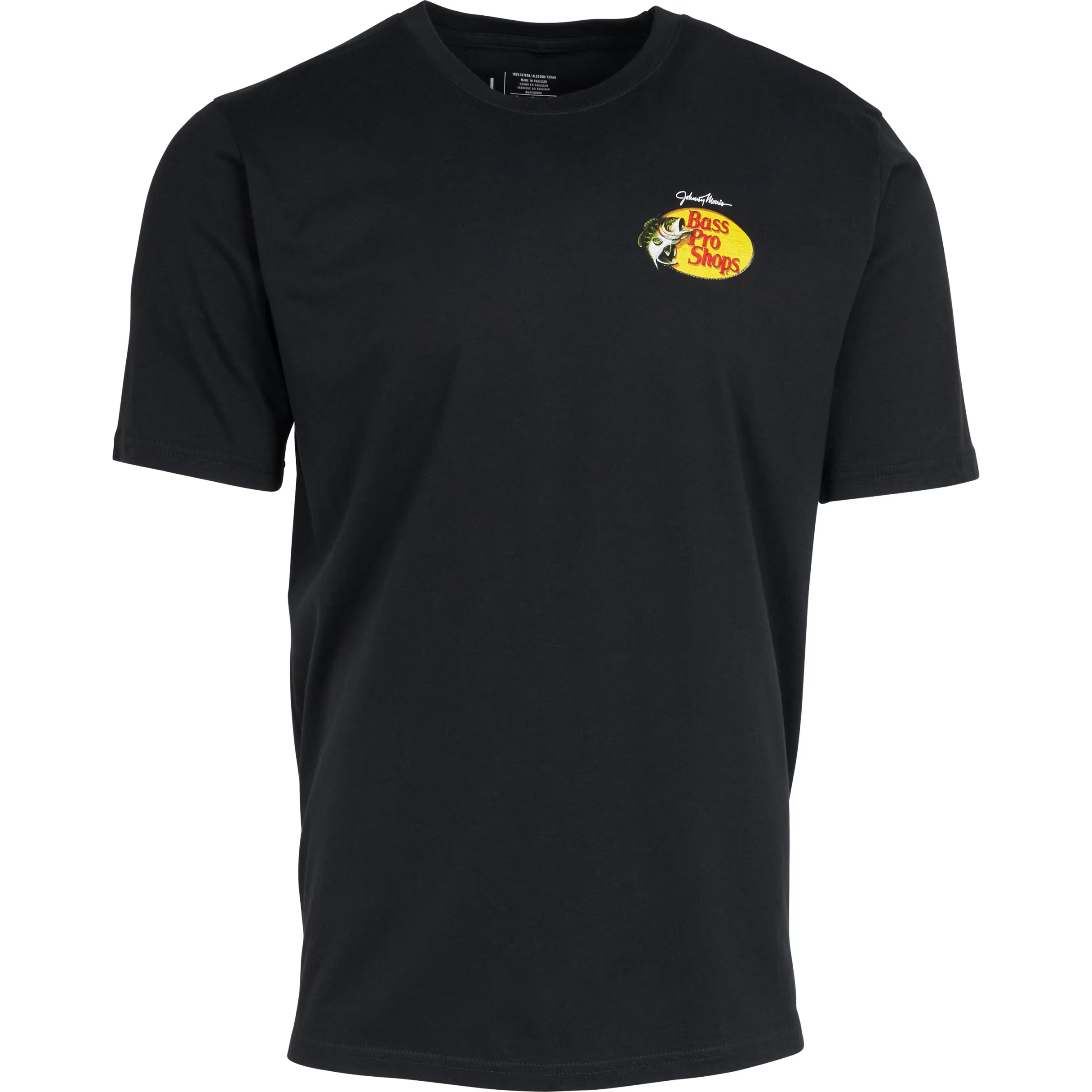 Image of Bass Pro Shops Woodcut Logo Short-Sleeve T-Shirt - Black - L