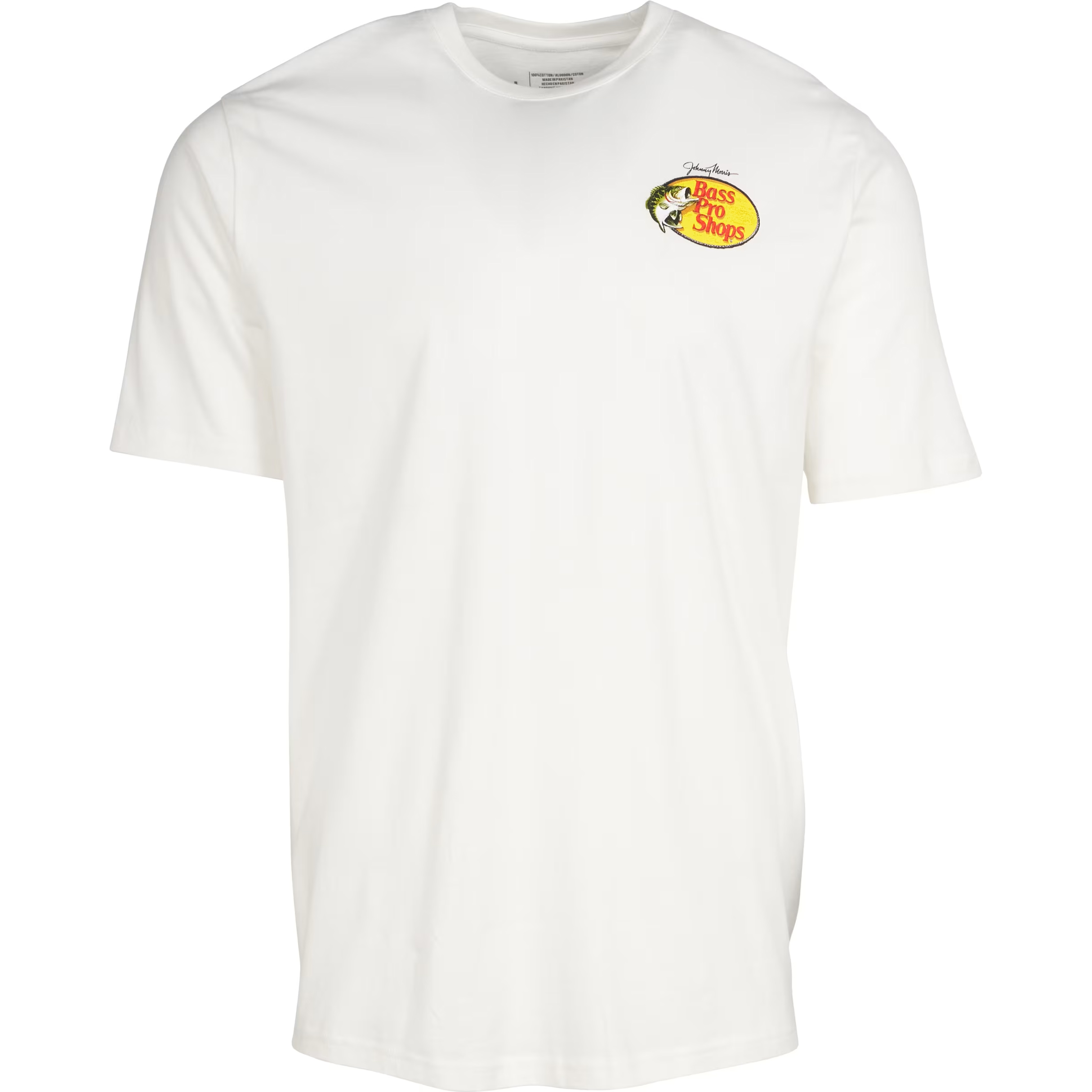 Image of Bass Pro Shops Woodcut Logo Short-Sleeve T-Shirt - White