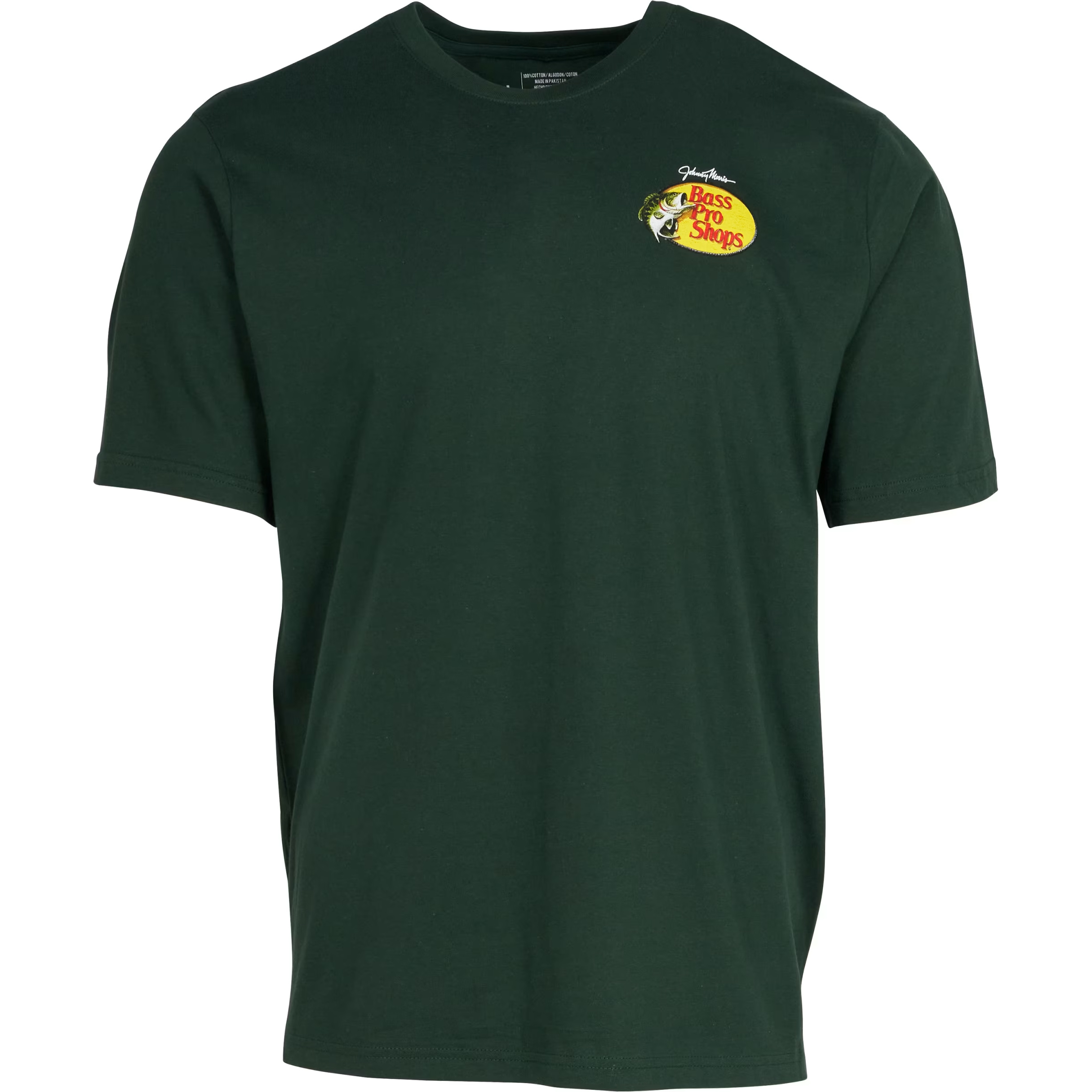 Image of Bass Pro Shops Woodcut Logo Short-Sleeve T-Shirt - Hunter Green