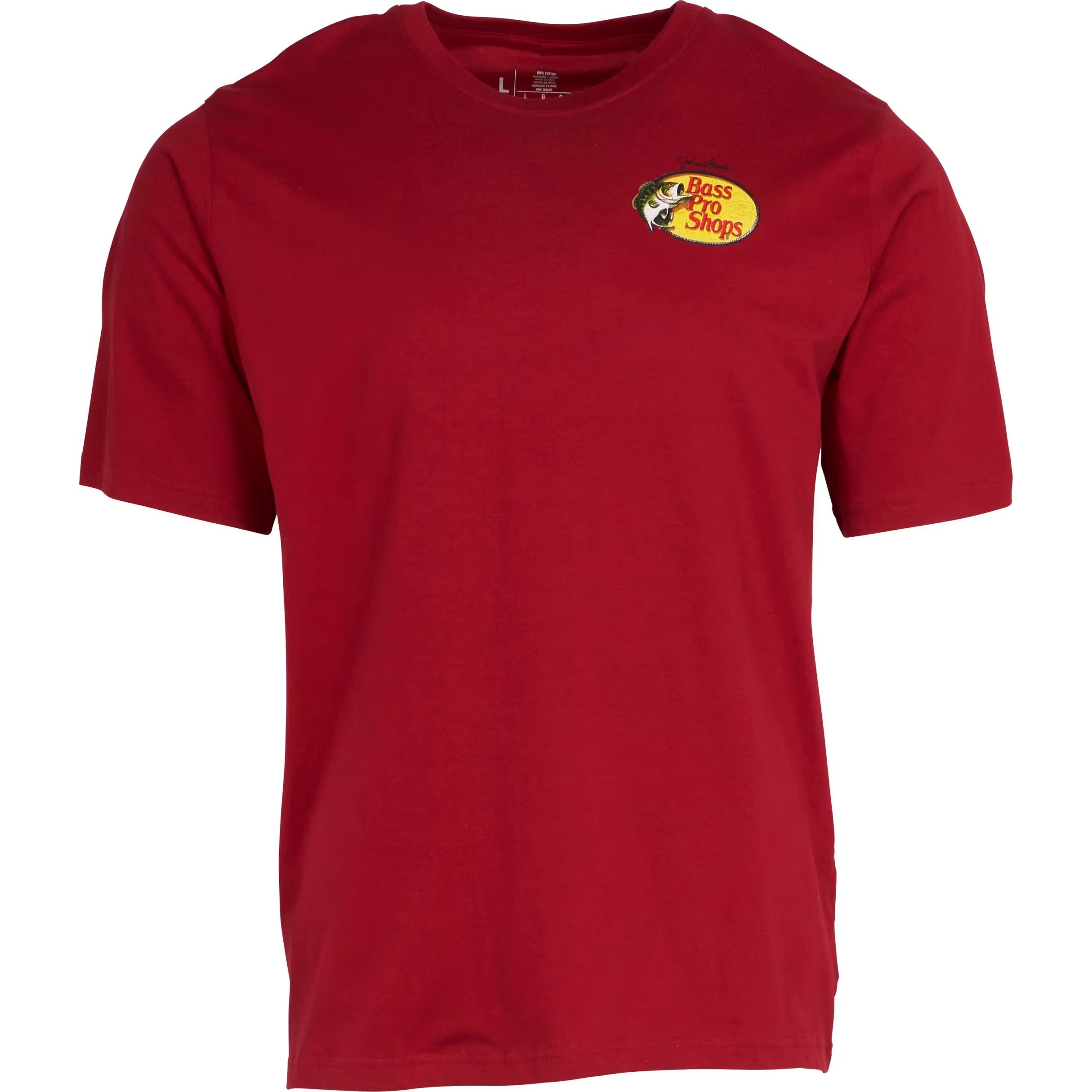 Image of Bass Pro Shops Woodcut Logo Short-Sleeve T-Shirt - Red