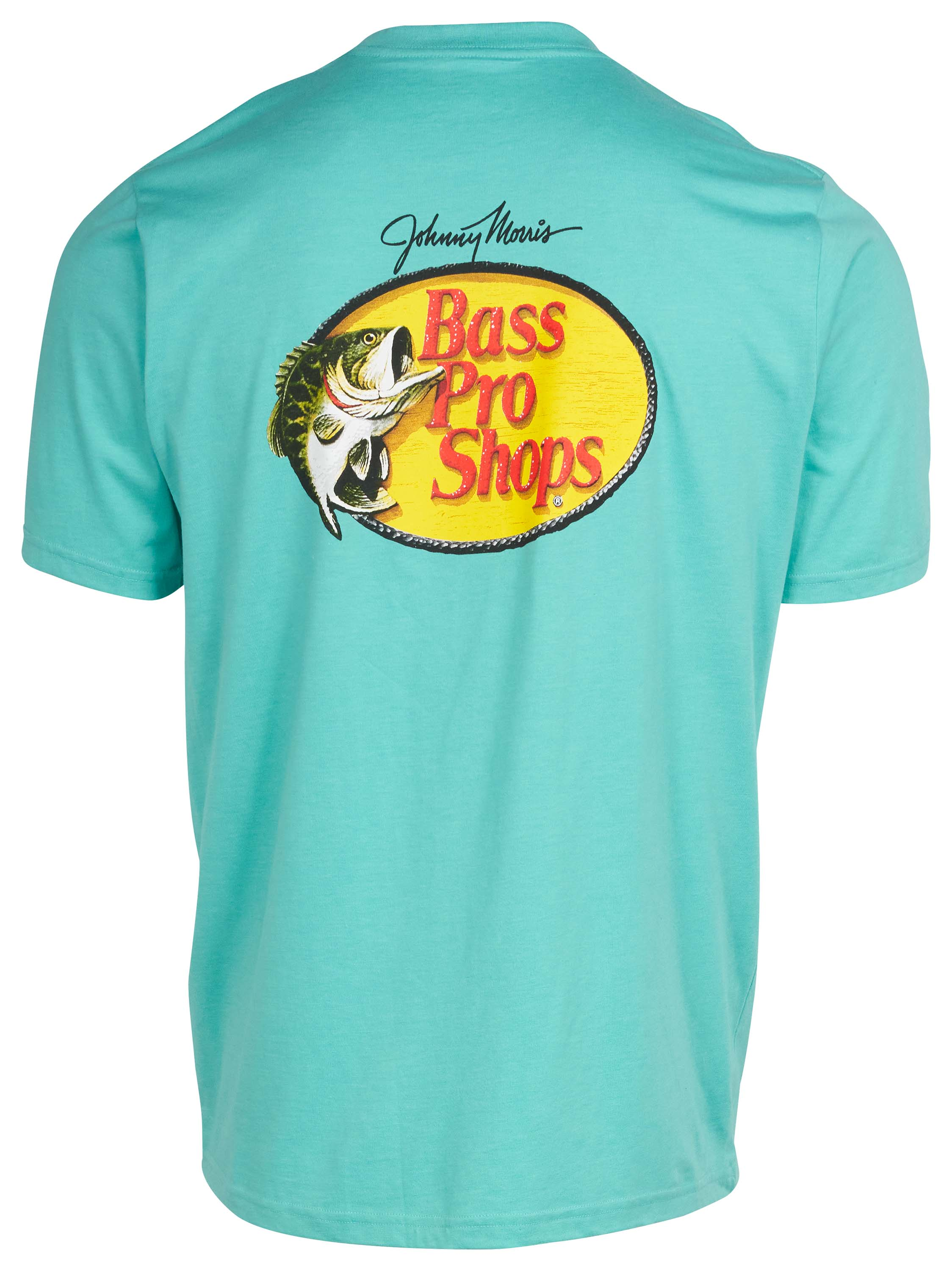 Image of Bass Pro Shops Woodcut Logo Short-Sleeve Pocket T-Shirt for Men - Cascade