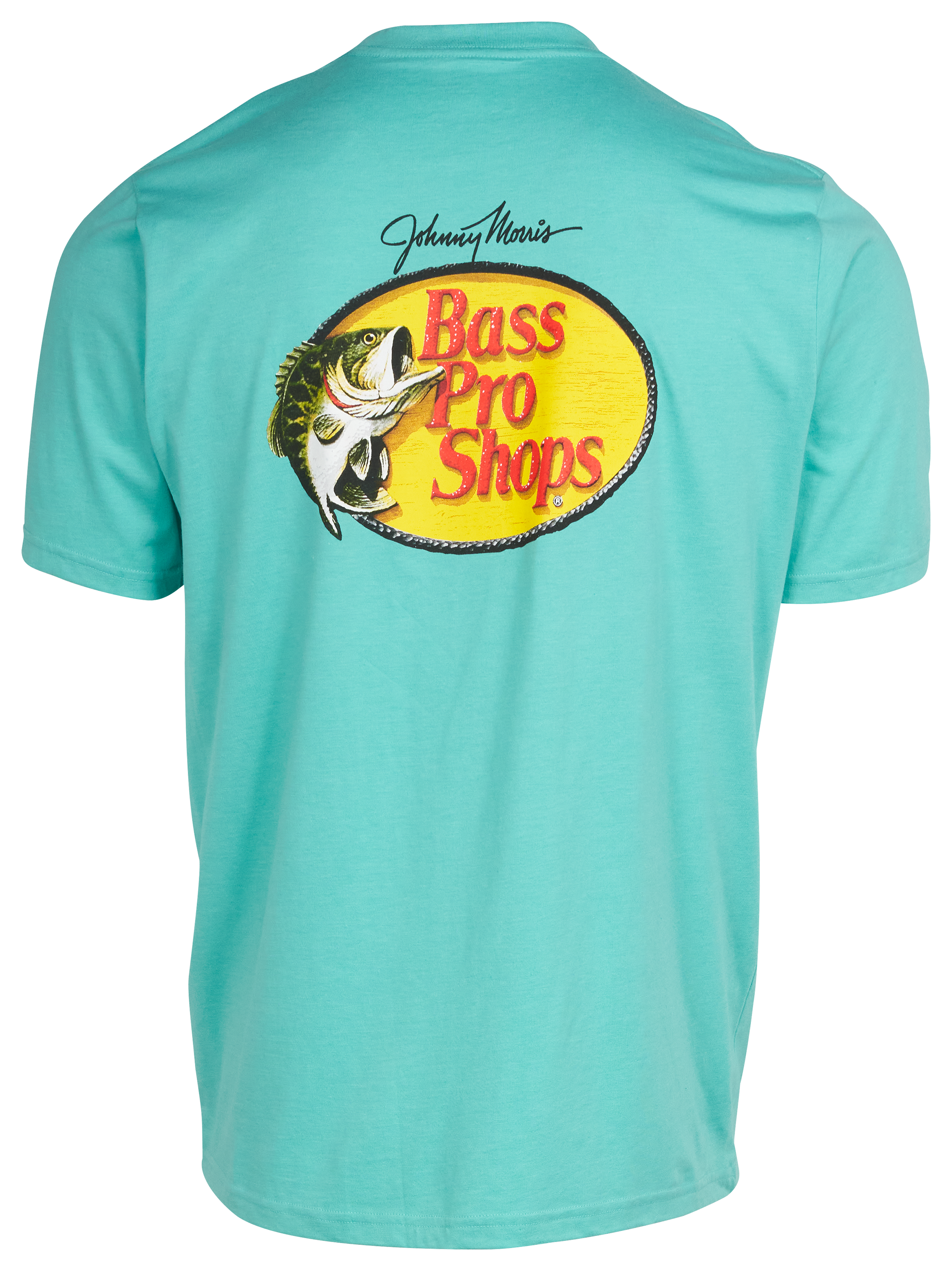 Image of Bass Pro Shops Woodcut Logo Short-Sleeve Pocket T-Shirt for Men - Cascade
