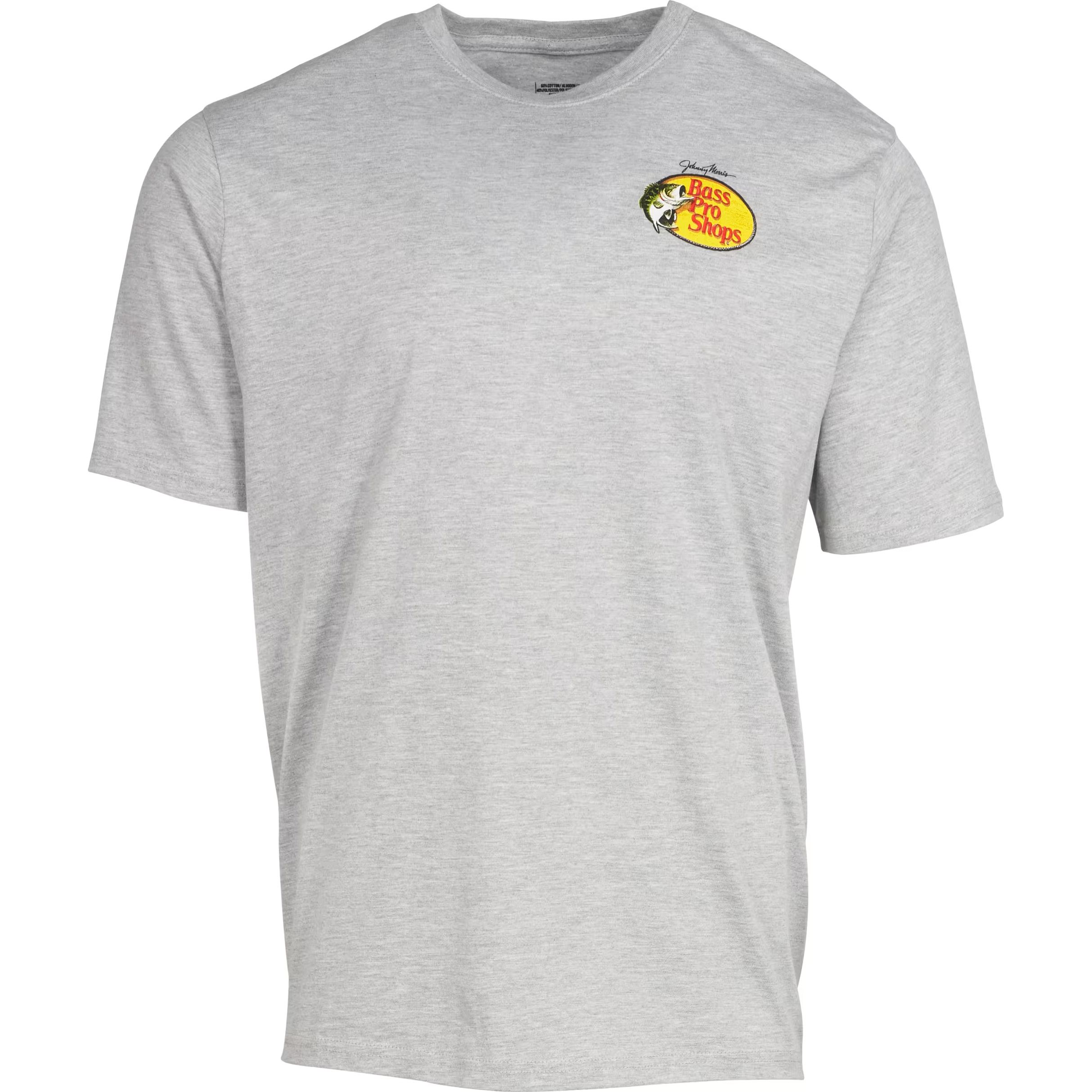 Image of Bass Pro Shops Woodcut Logo Short-Sleeve T-Shirt - Heather Grey
