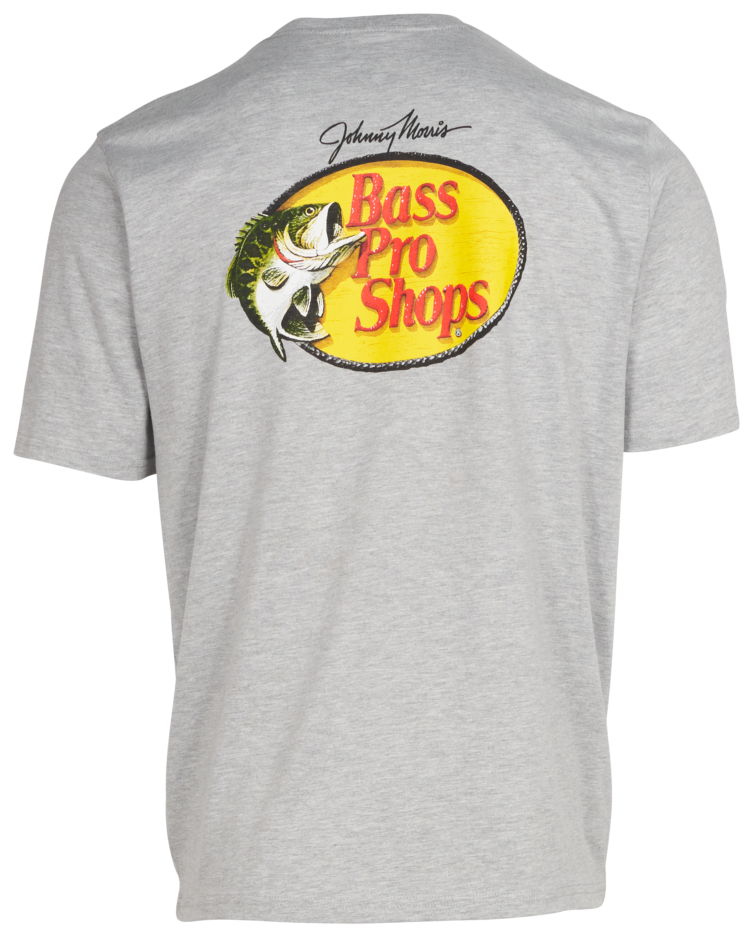Image of Bass Pro Shops Woodcut Logo Short-Sleeve T-Shirt - Heather Grey