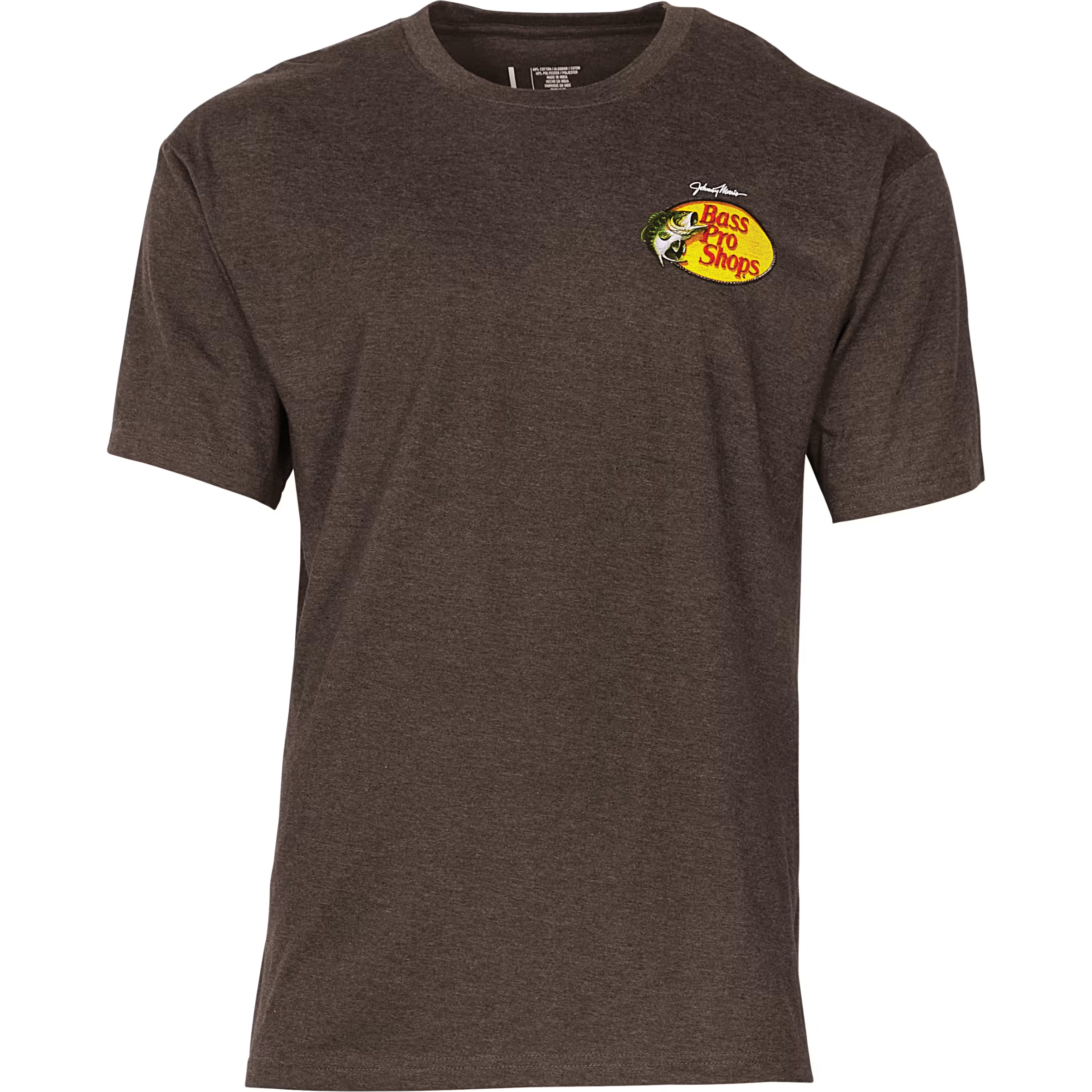 Image of Bass Pro Shops Woodcut Logo Short-Sleeve T-Shirt - Brown Heather