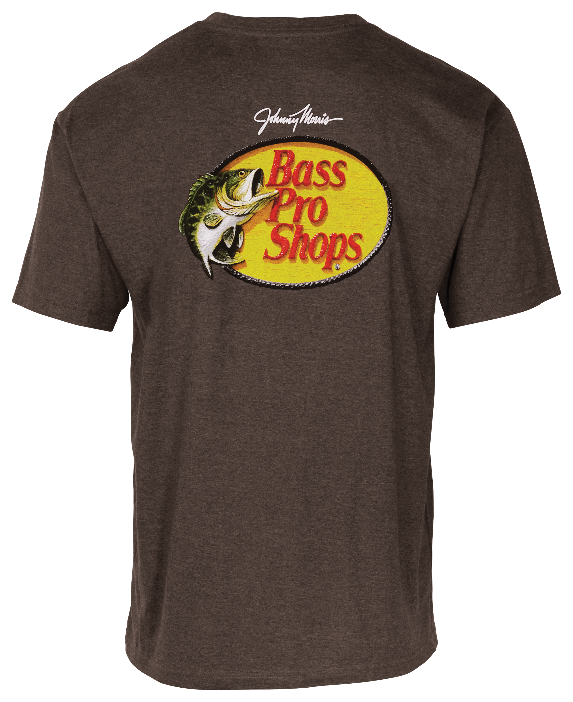 Image of Bass Pro Shops Woodcut Logo Short-Sleeve T-Shirt - Brown Heather
