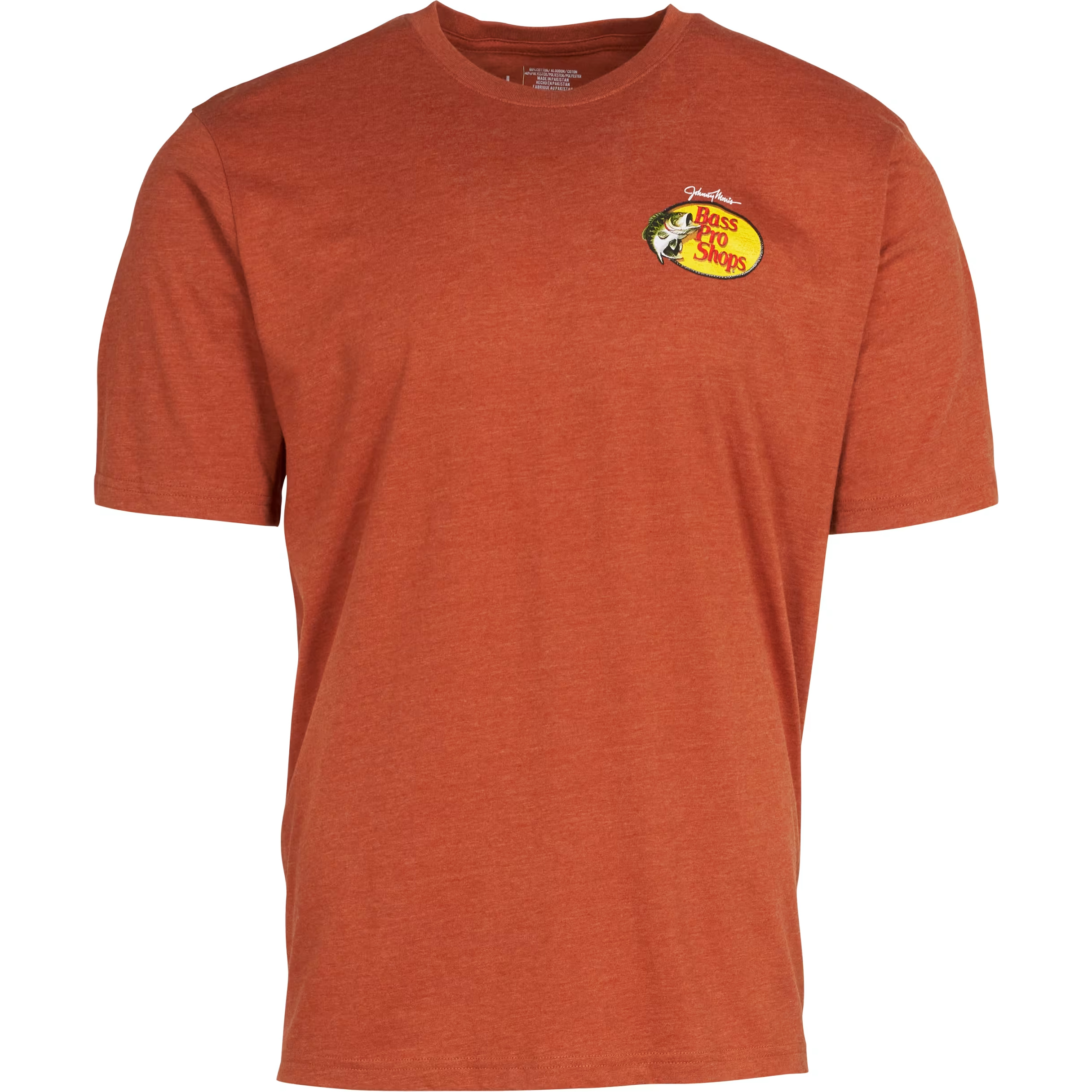 Image of Bass Pro Shops Woodcut Logo Short-Sleeve T-Shirt - Rust Heather
