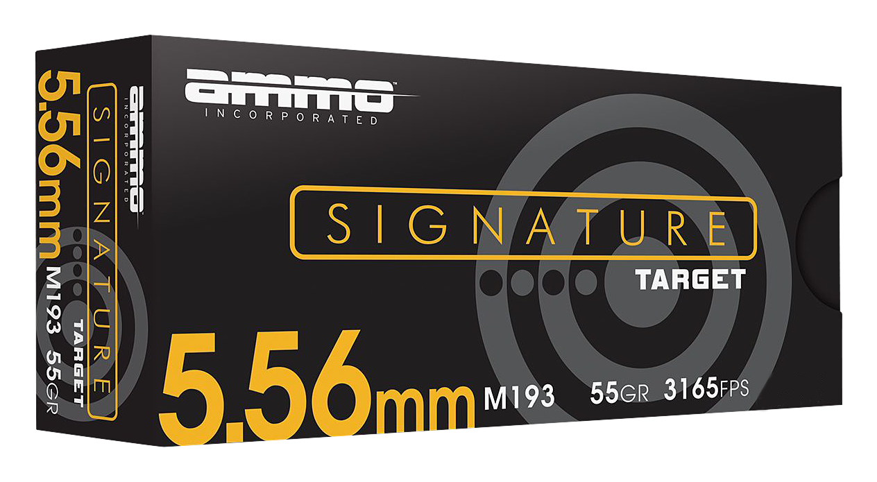 Ammo Inc. Signature 5.56x45mm 55 Grain M193 FMJ Centerfire Rifle Ammo - Ammo Inc.