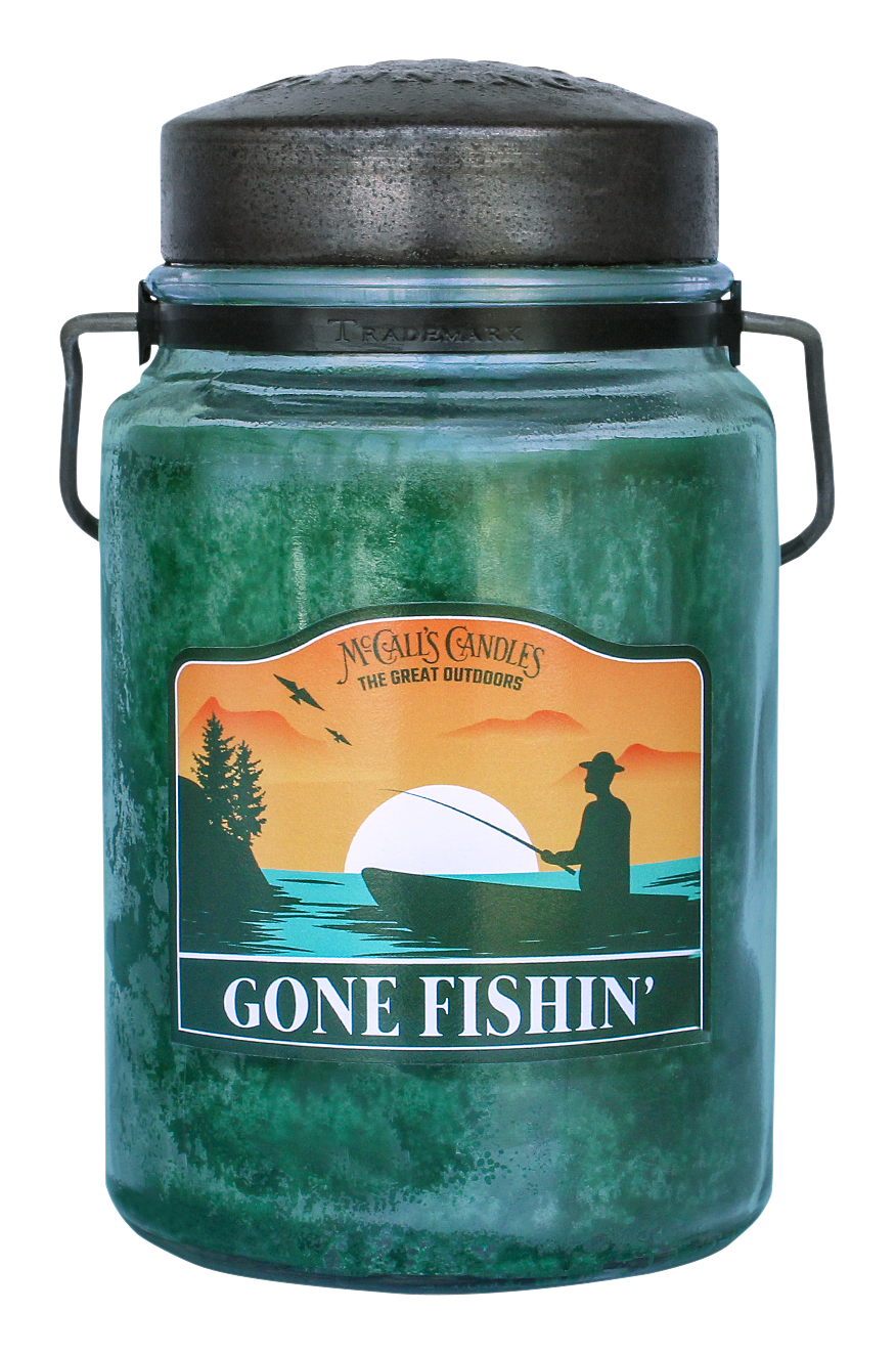 Image of McCall's Candles Gone Fishin' Classic Jar Candle