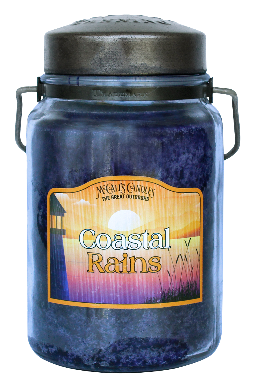 Image of McCall's Candles Coastal Rains Classic Jar Candle