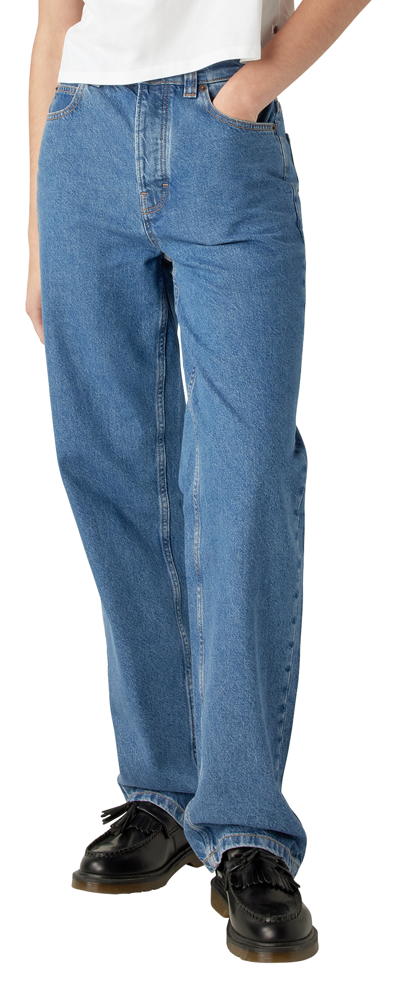 Dickies Thomasville Relaxed-Fit Jeans for Ladies - Classic Blue - 6 - Regular